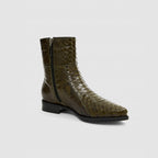 Bota Clássica Couro Python
