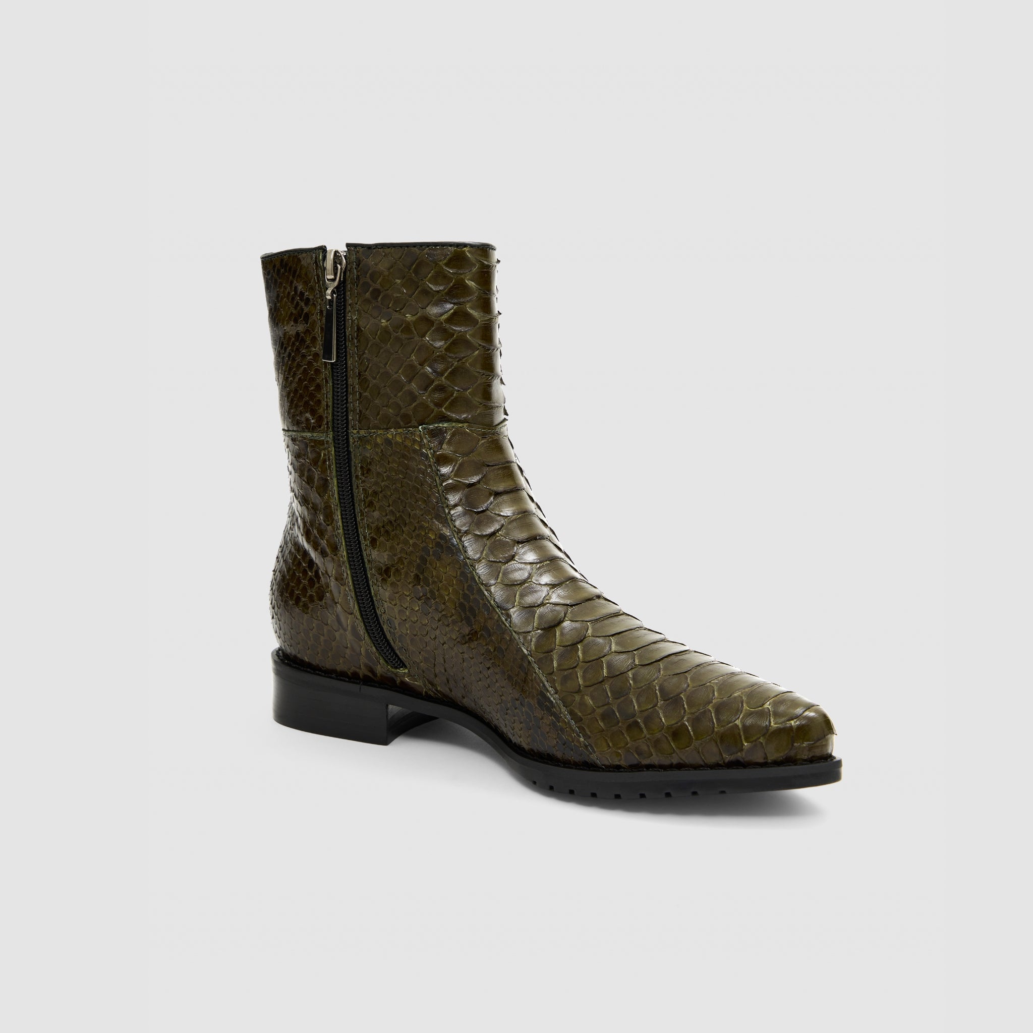 Bota Clássica Couro Python