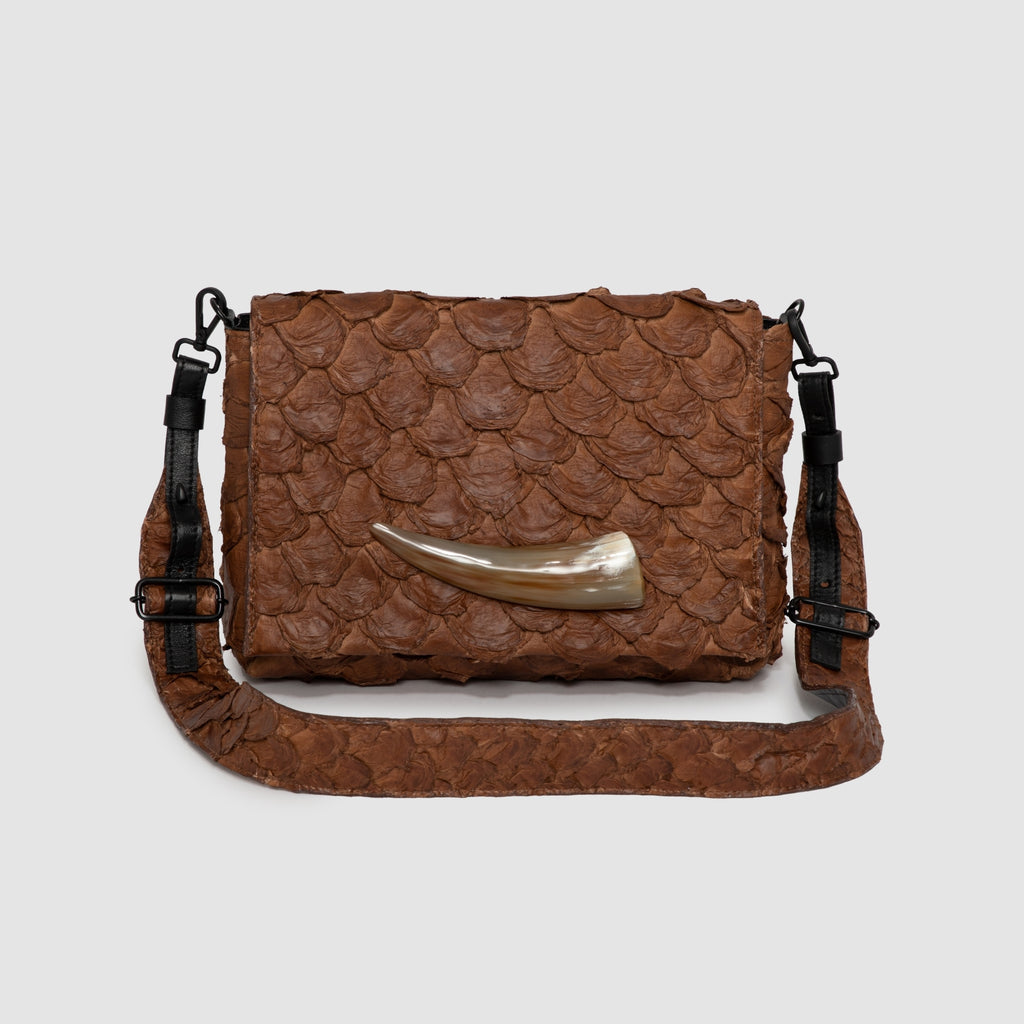 Bolsa Pau-Brasil Couro Pirarucu