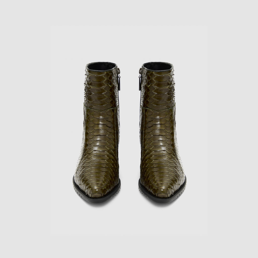Bota Clássica Couro Python