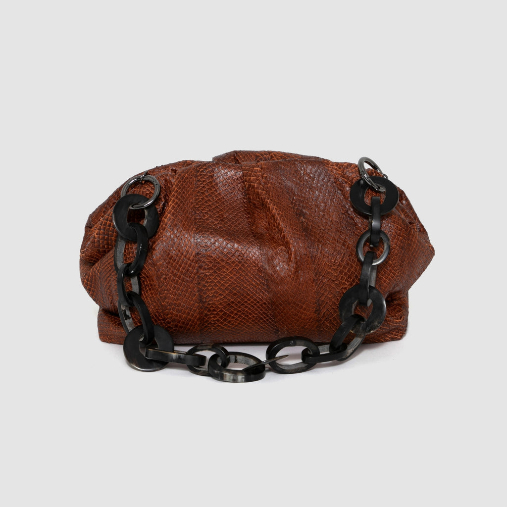 Bolsa Guanandi Couro Salmão