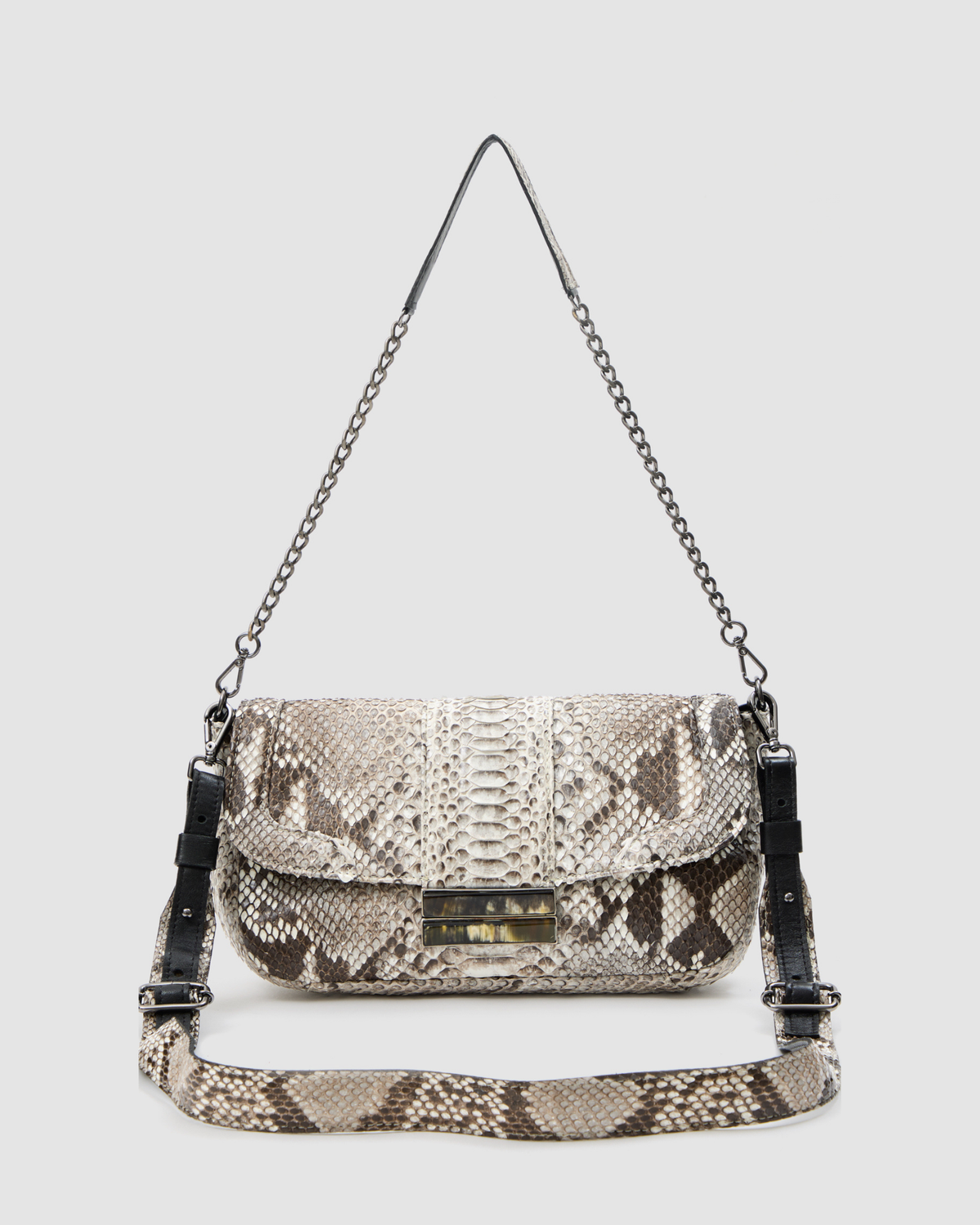 Bolsa Tuane Couro Python