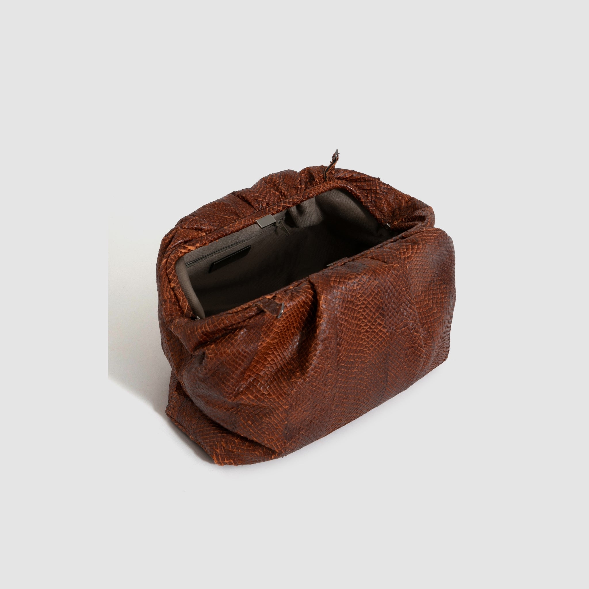 Bolsa Guanandi Couro Salmão