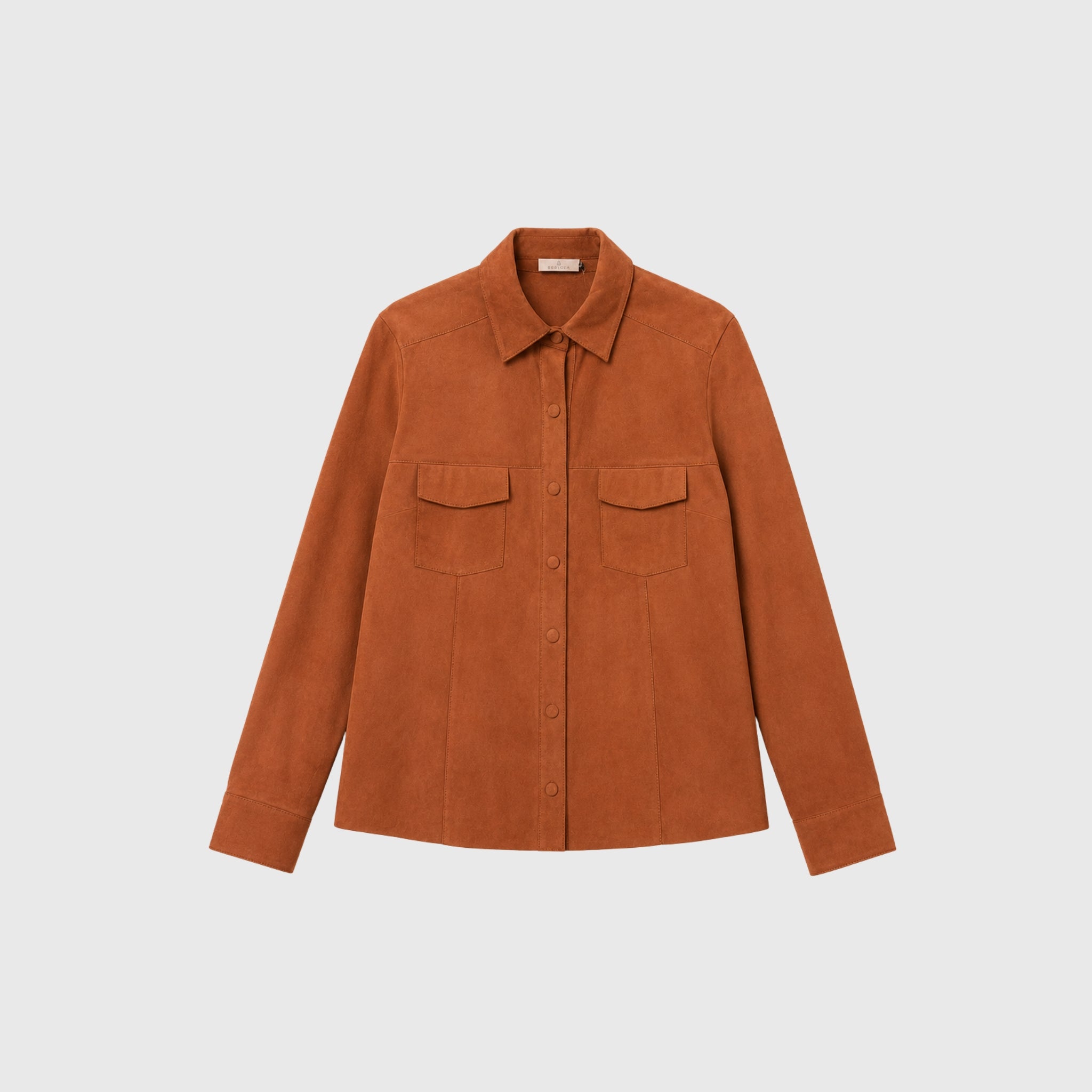 Camisa basic em Chamois