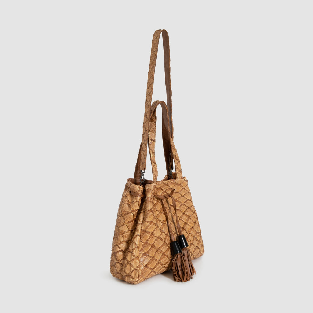 Bolsa Mocajuba Couro Pirarucu