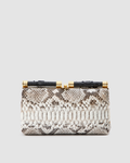Clutch Ariramba Couro Python