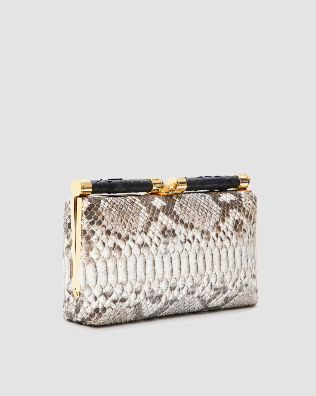 Clutch Ariramba Couro Python