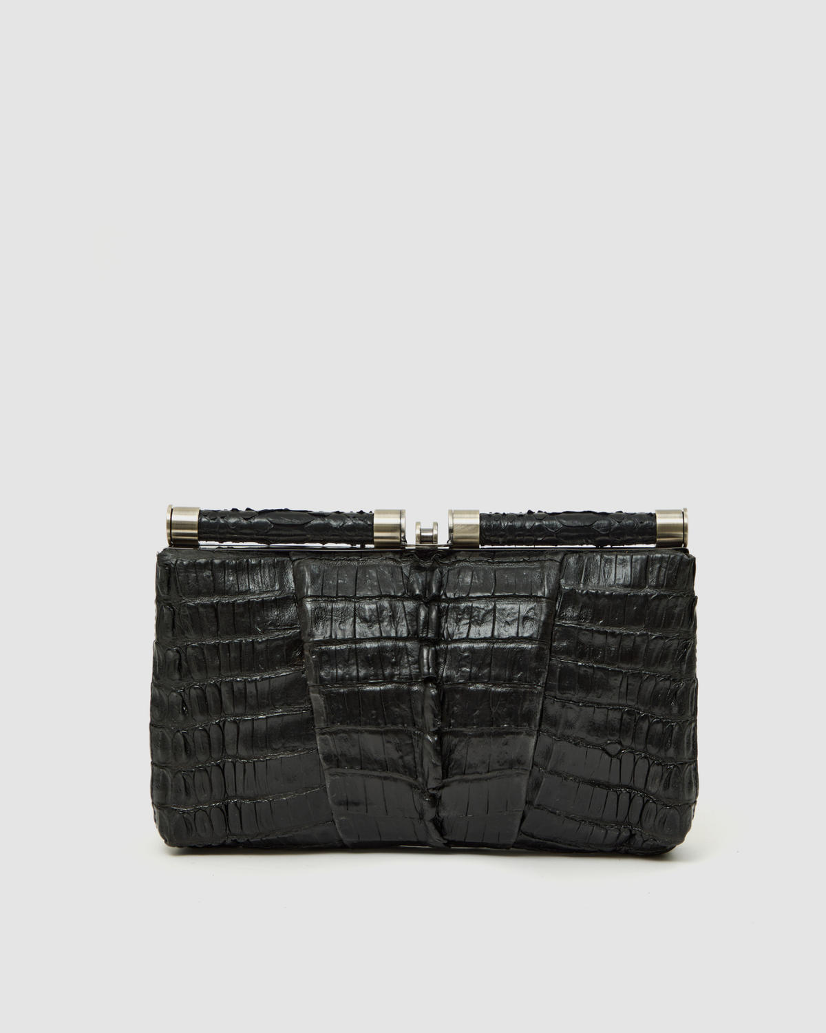 Clutch Ariramba Couro de Jacaré