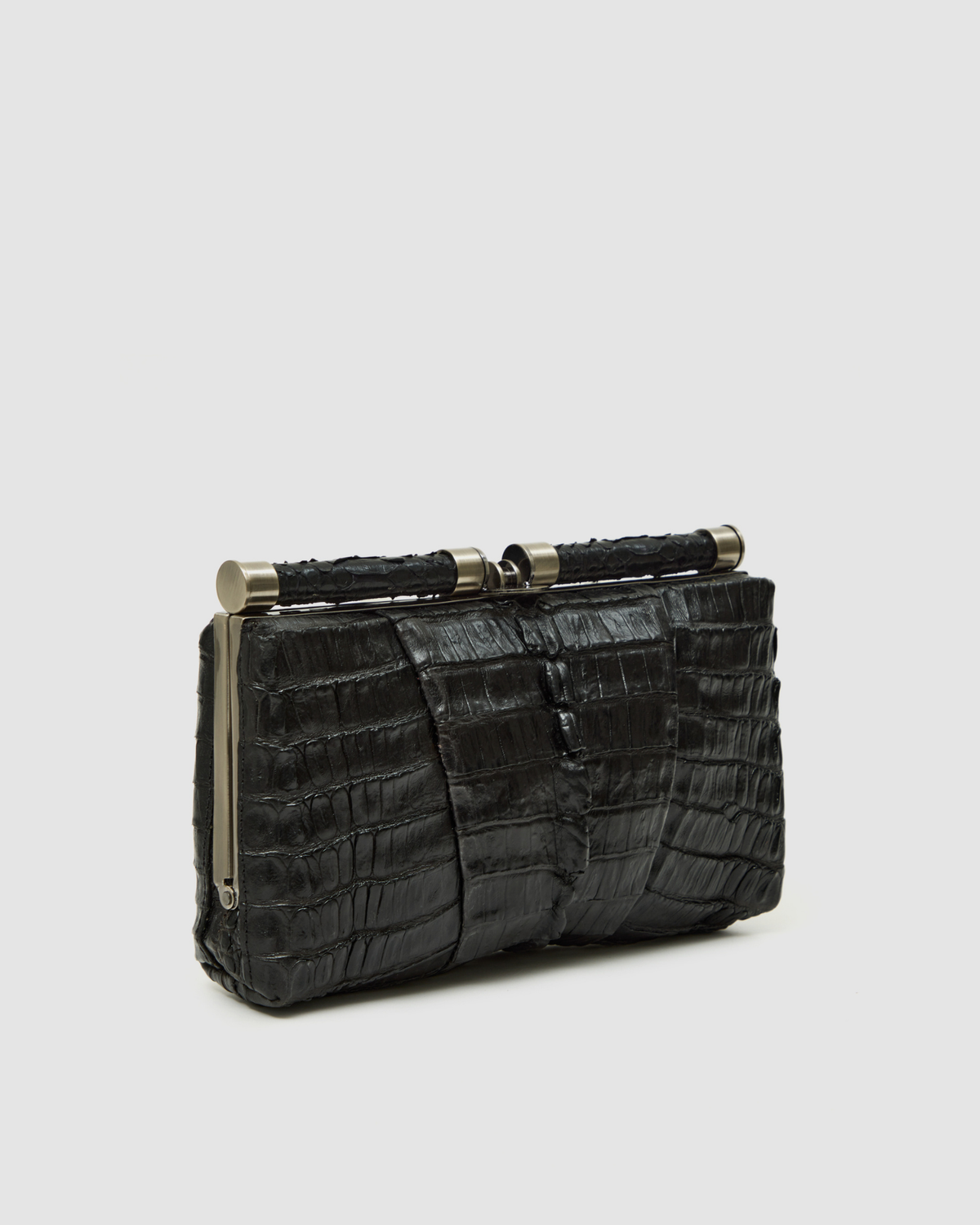 Clutch Ariramba Couro de Jacaré