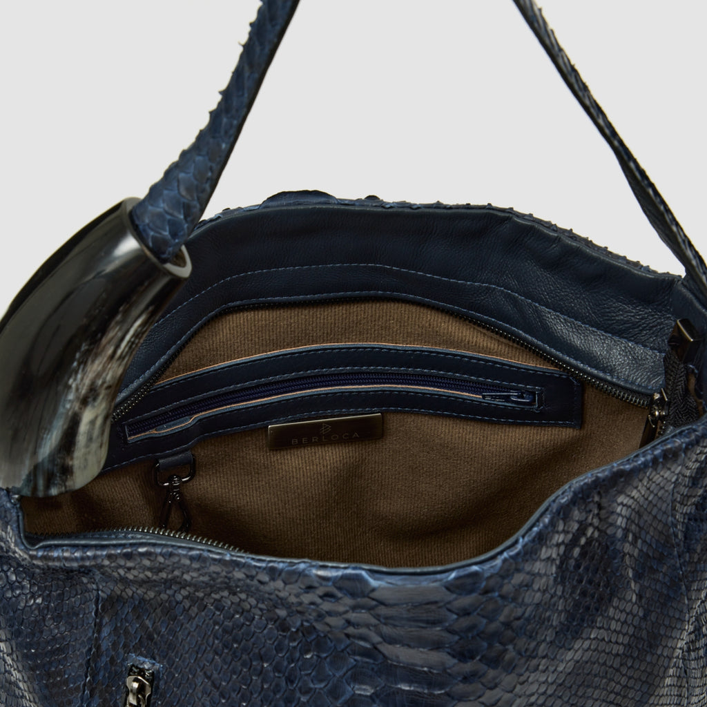 Bolsa Poconé Couro Python