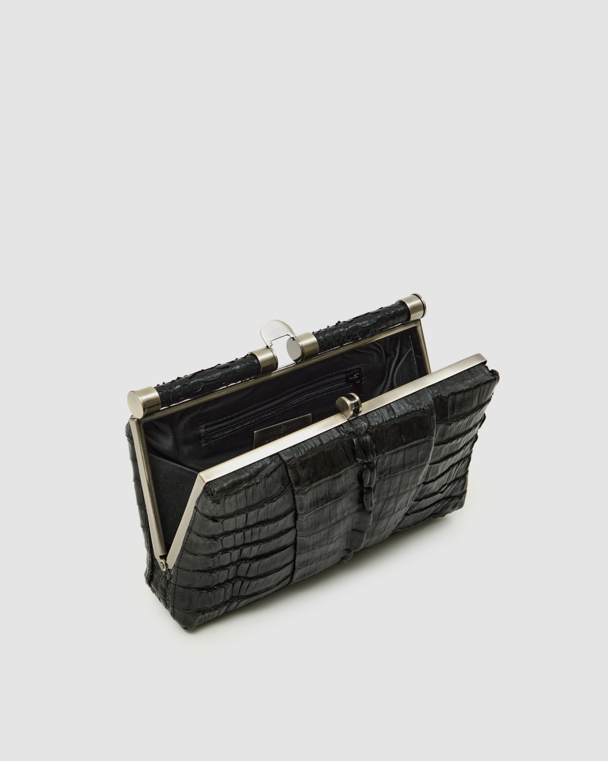 Clutch Ariramba Couro de Jacaré