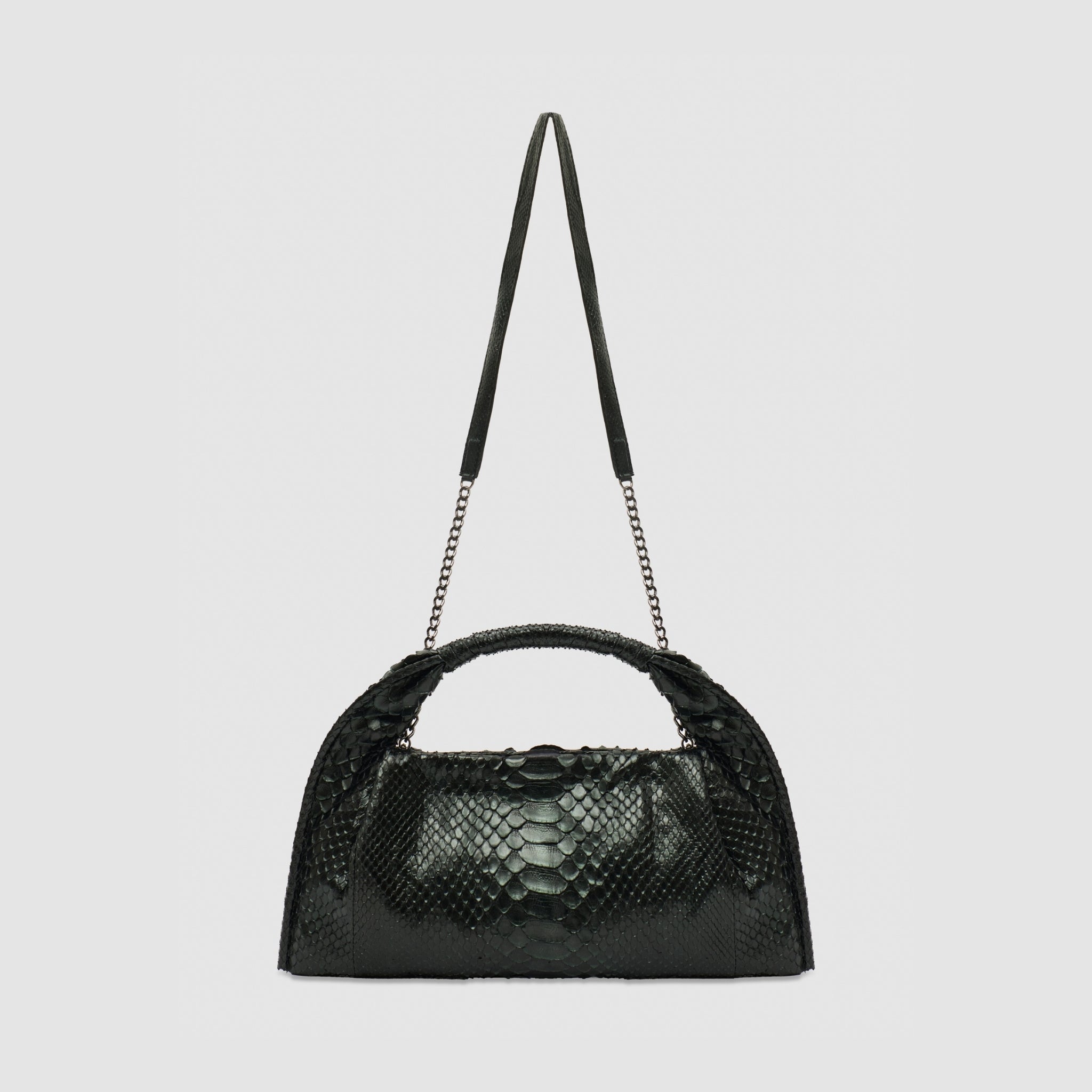 Bolsa Harpia Couro Python