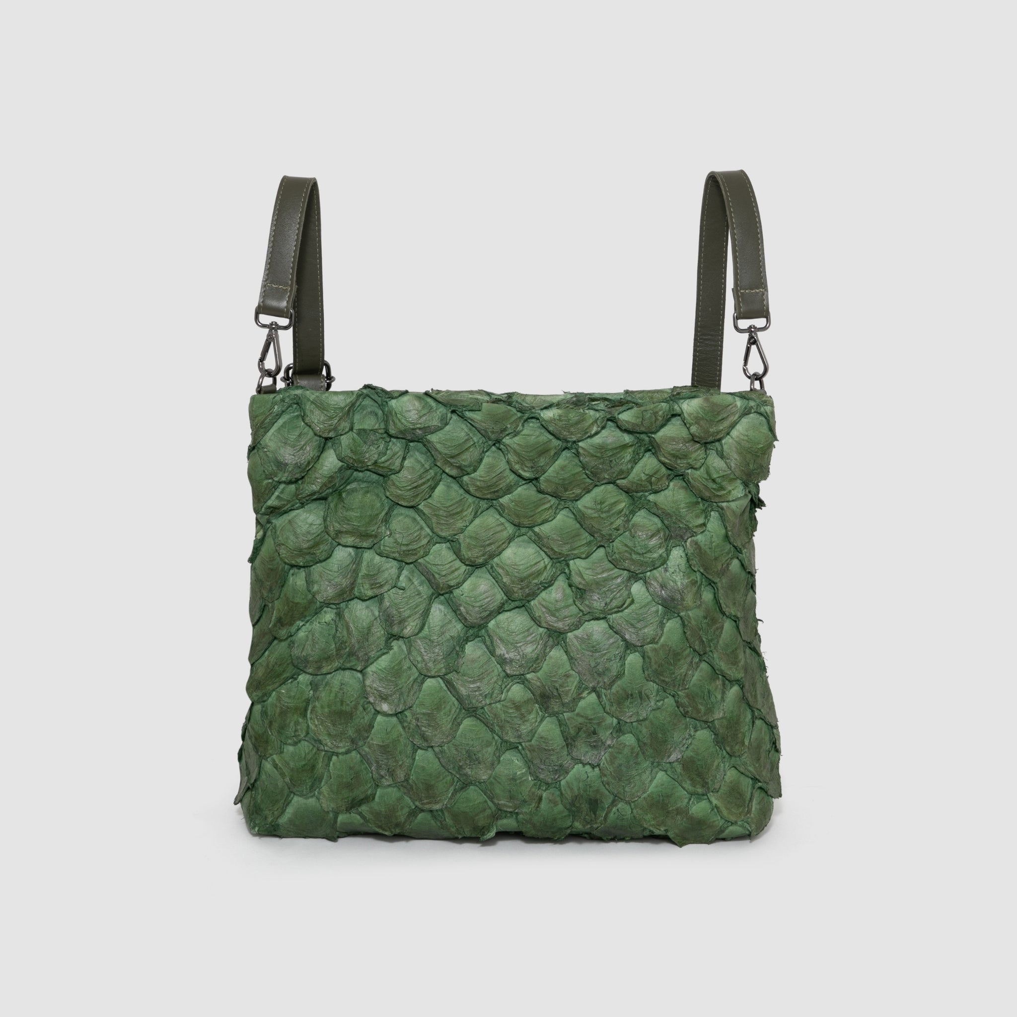 Bolsa Mochila Couro Pirarucu