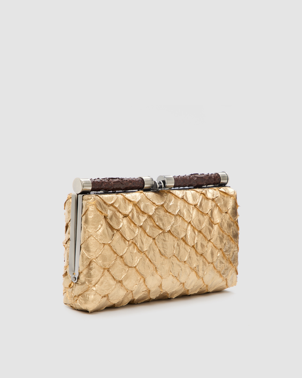 Clutch Ariramba Couro de Pirarucu