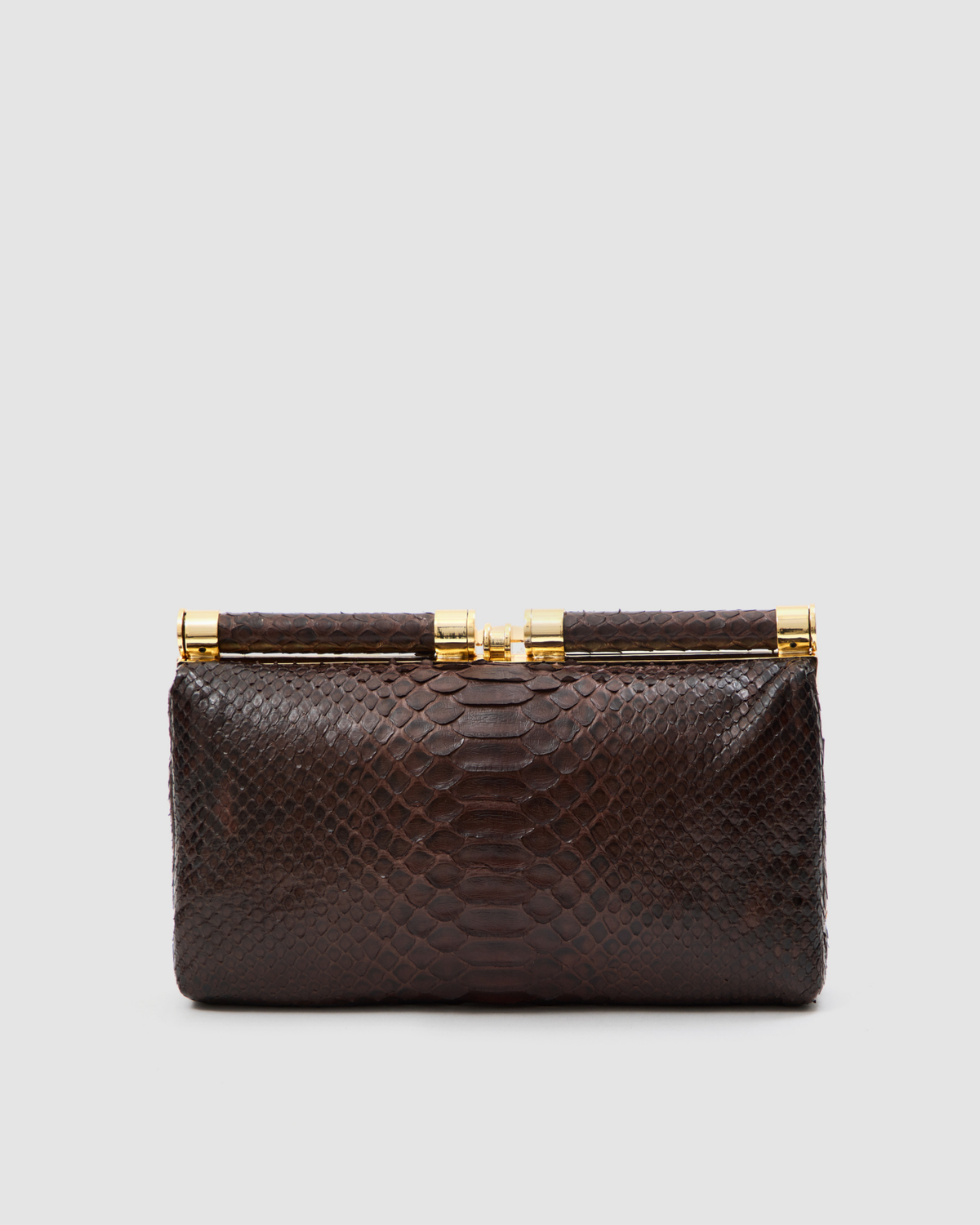 Clutch Ariramba Mix Couros de Python e Arraia