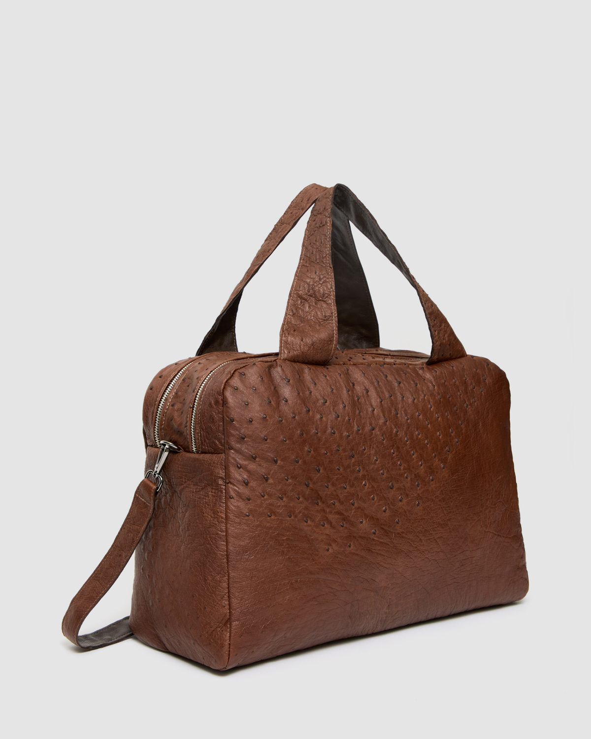 Bolsa Cujubi Couro Avestruz