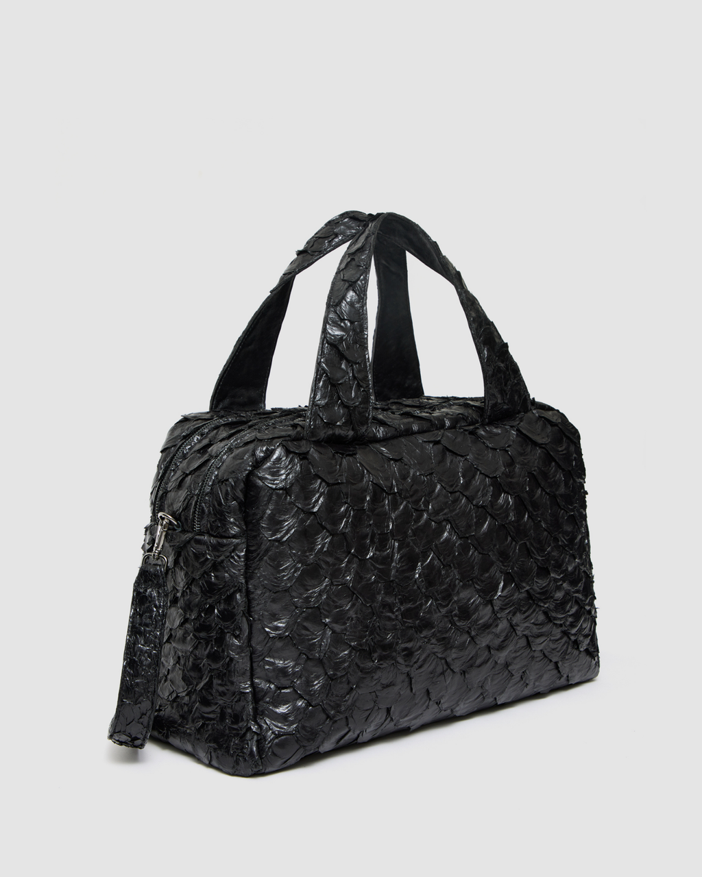 Bolsa Cujubi Couro Pirarucu