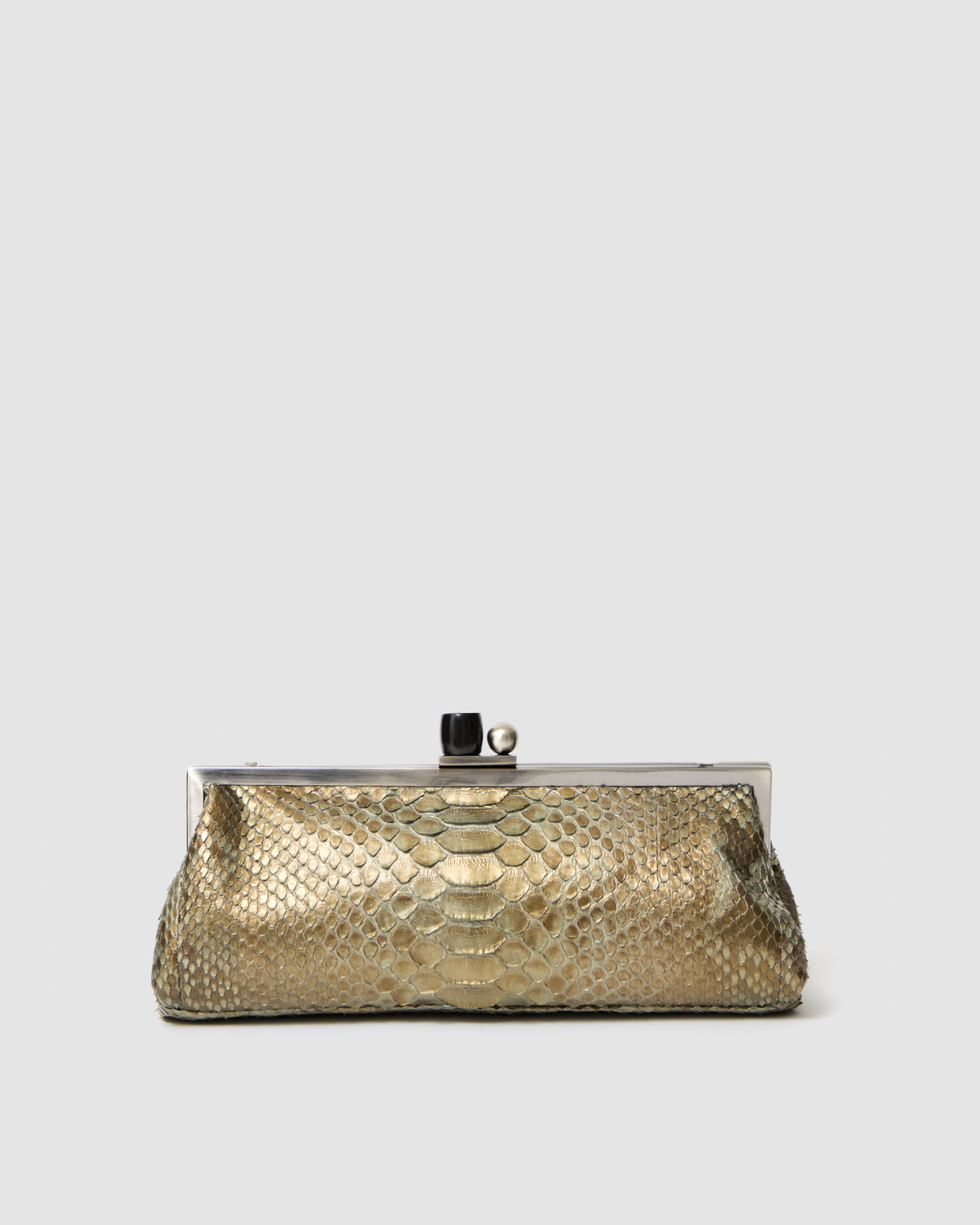 Clutch Mutum Couro Python