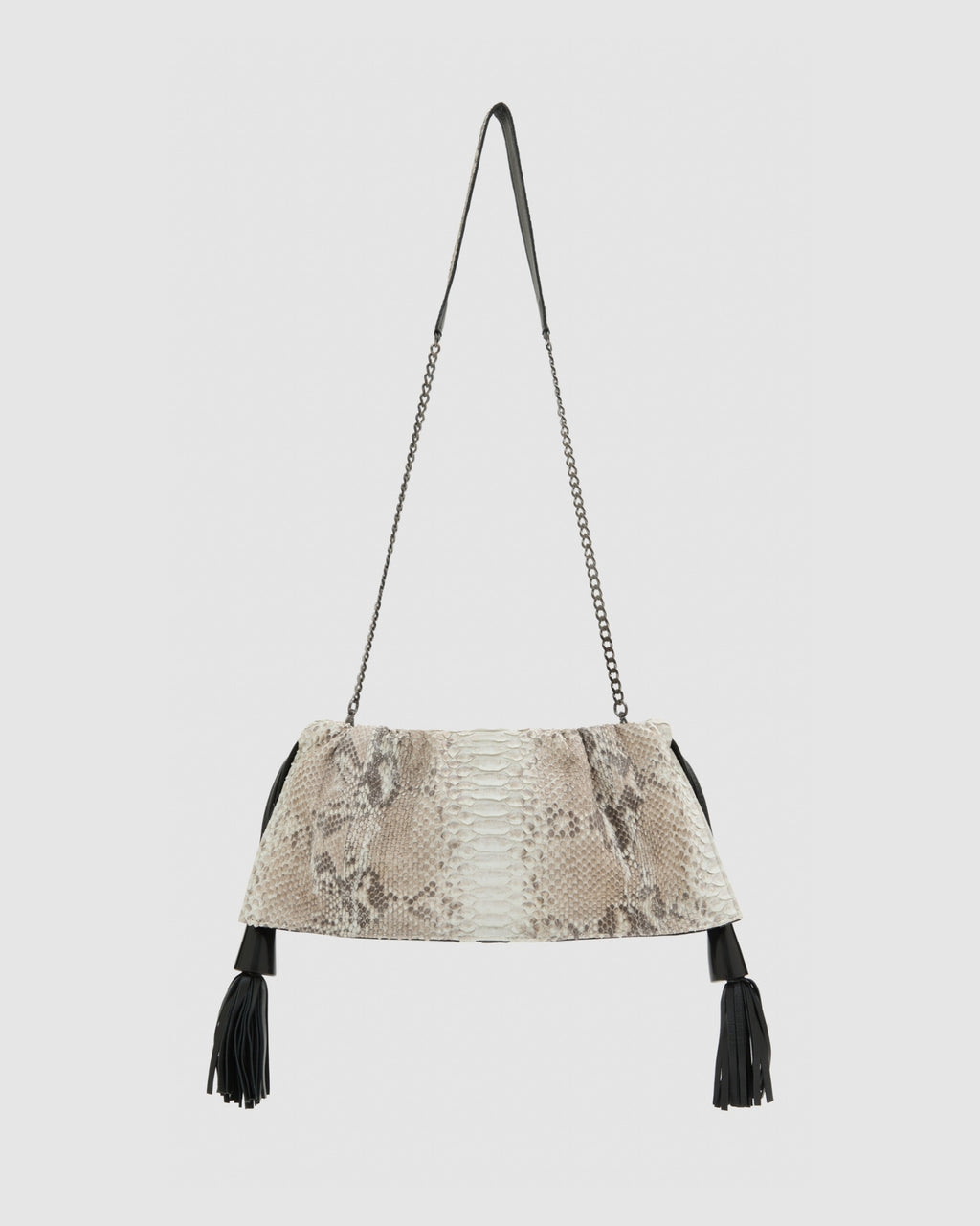 Bolsa Vinci Couro Python