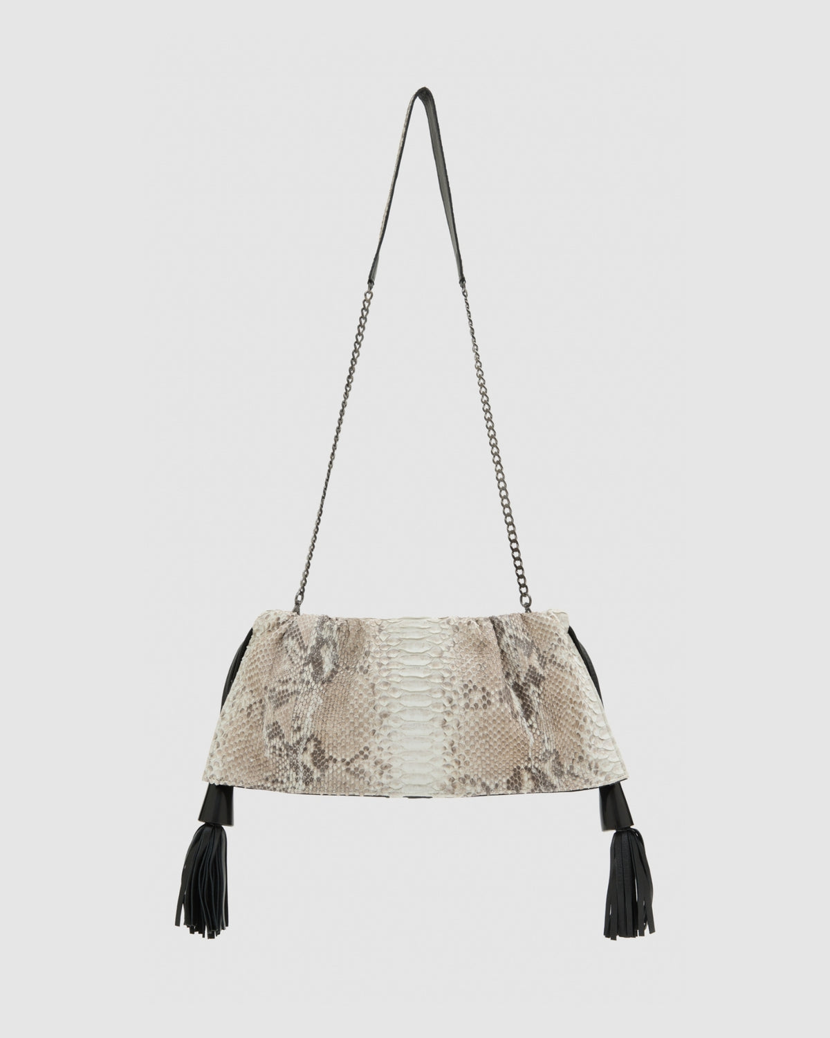 Bolsa Vinci Couro Python