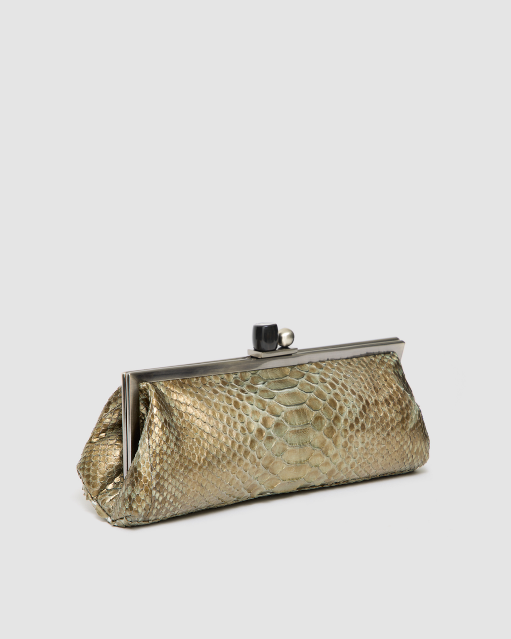 Clutch Mutum Couro Python