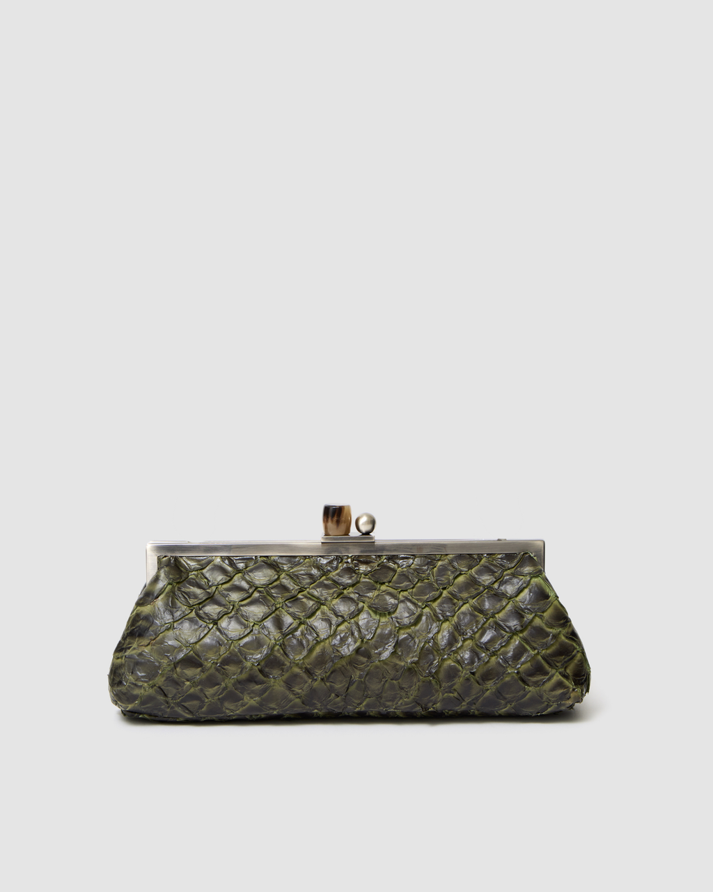Clutch Mutum Couro Pirarucu