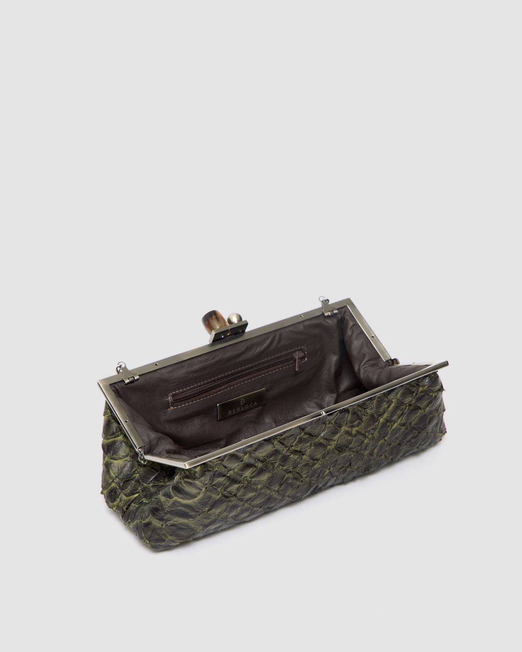 Clutch Mutum Couro Pirarucu