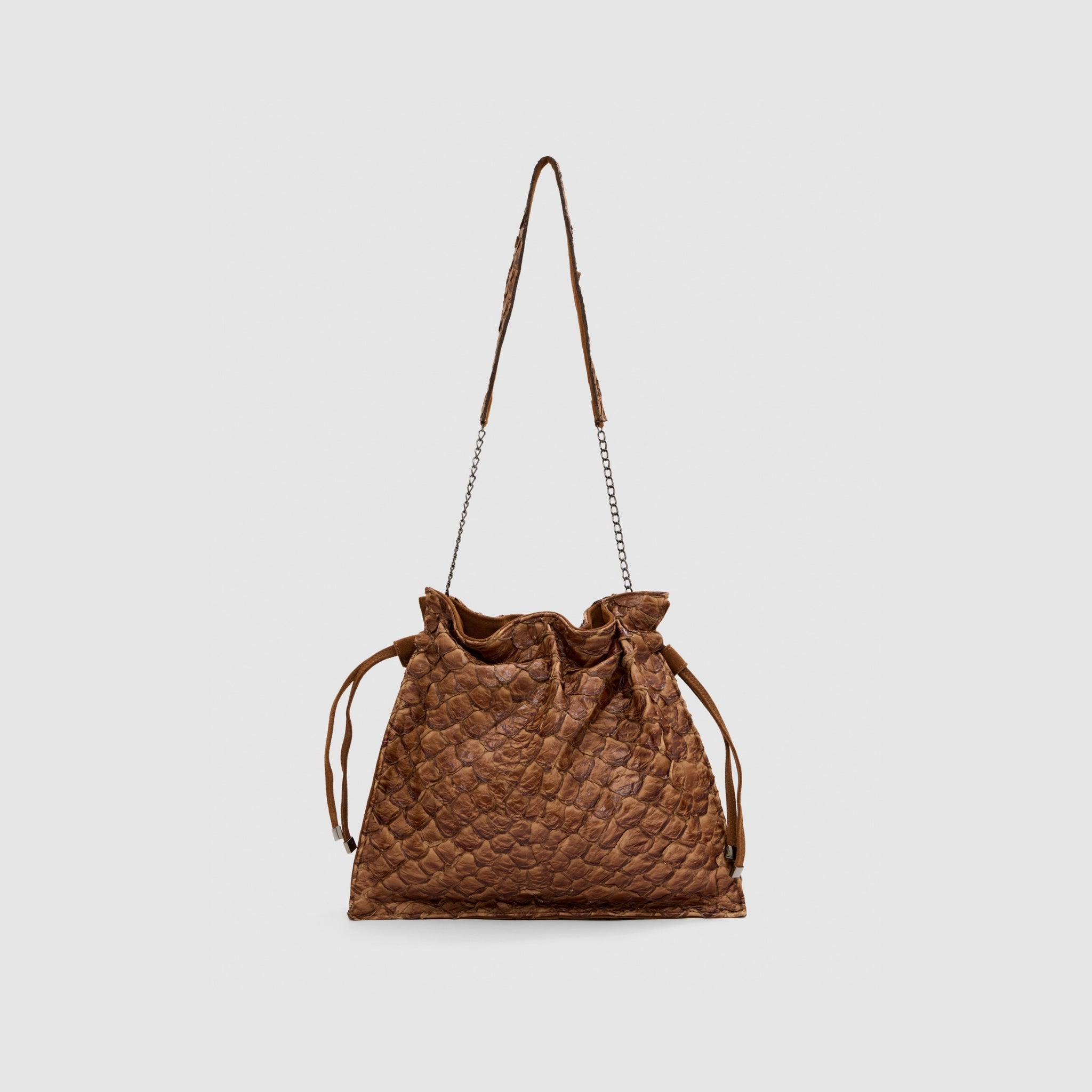 Bolsa Nina Couro Pirarucu