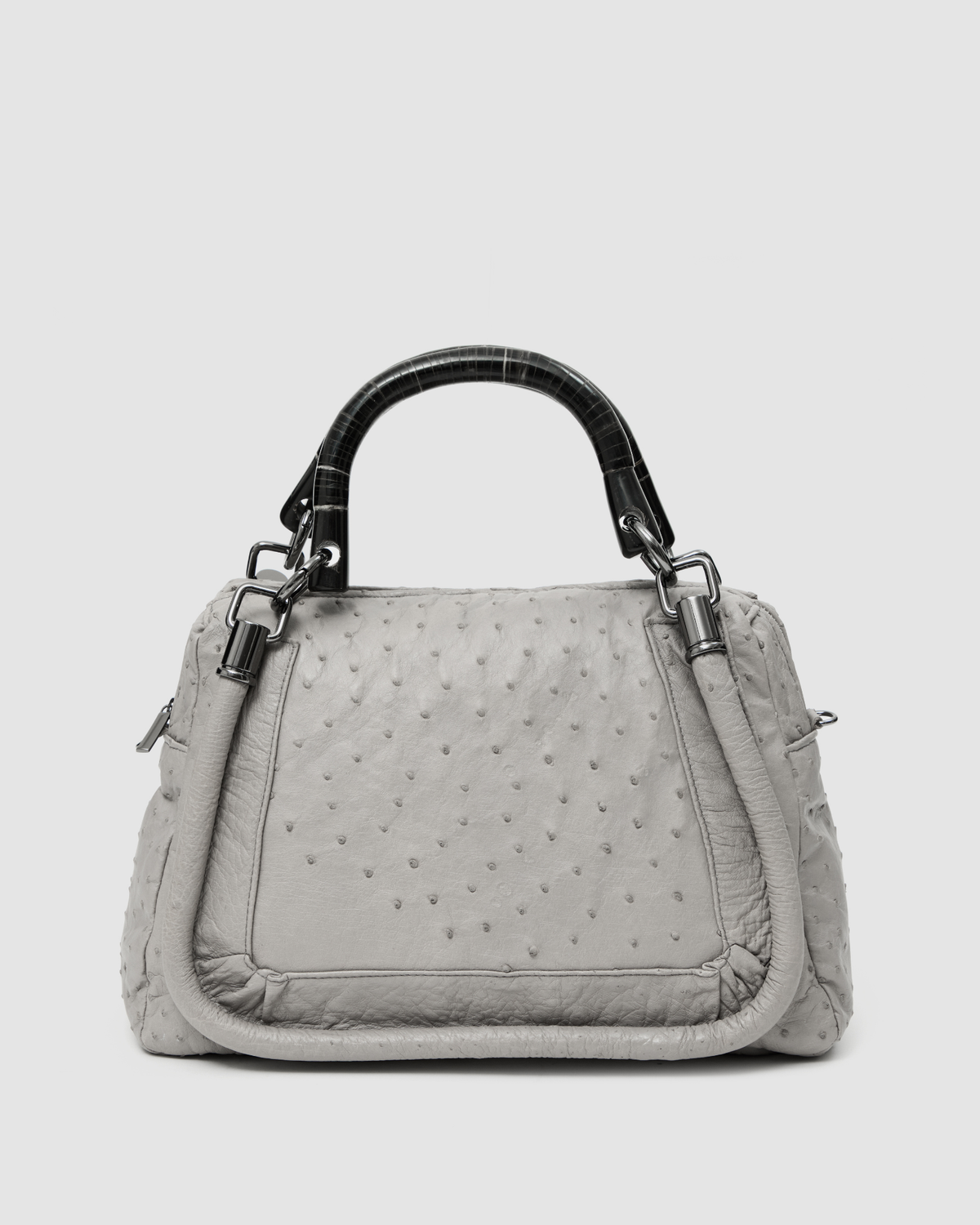Bolsa Maú Couro Avestruz