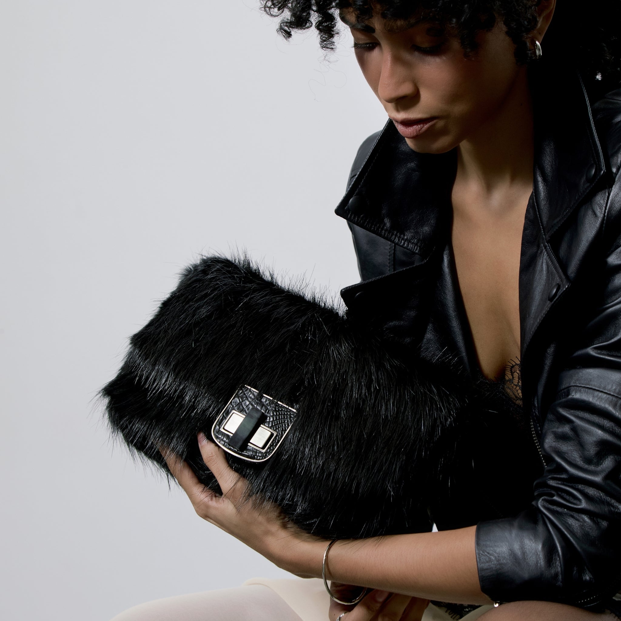 Bolsa Dalí Couro Nutria