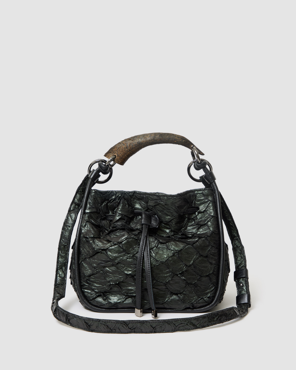 Bolsa Uirapuru Couro Pirarucu