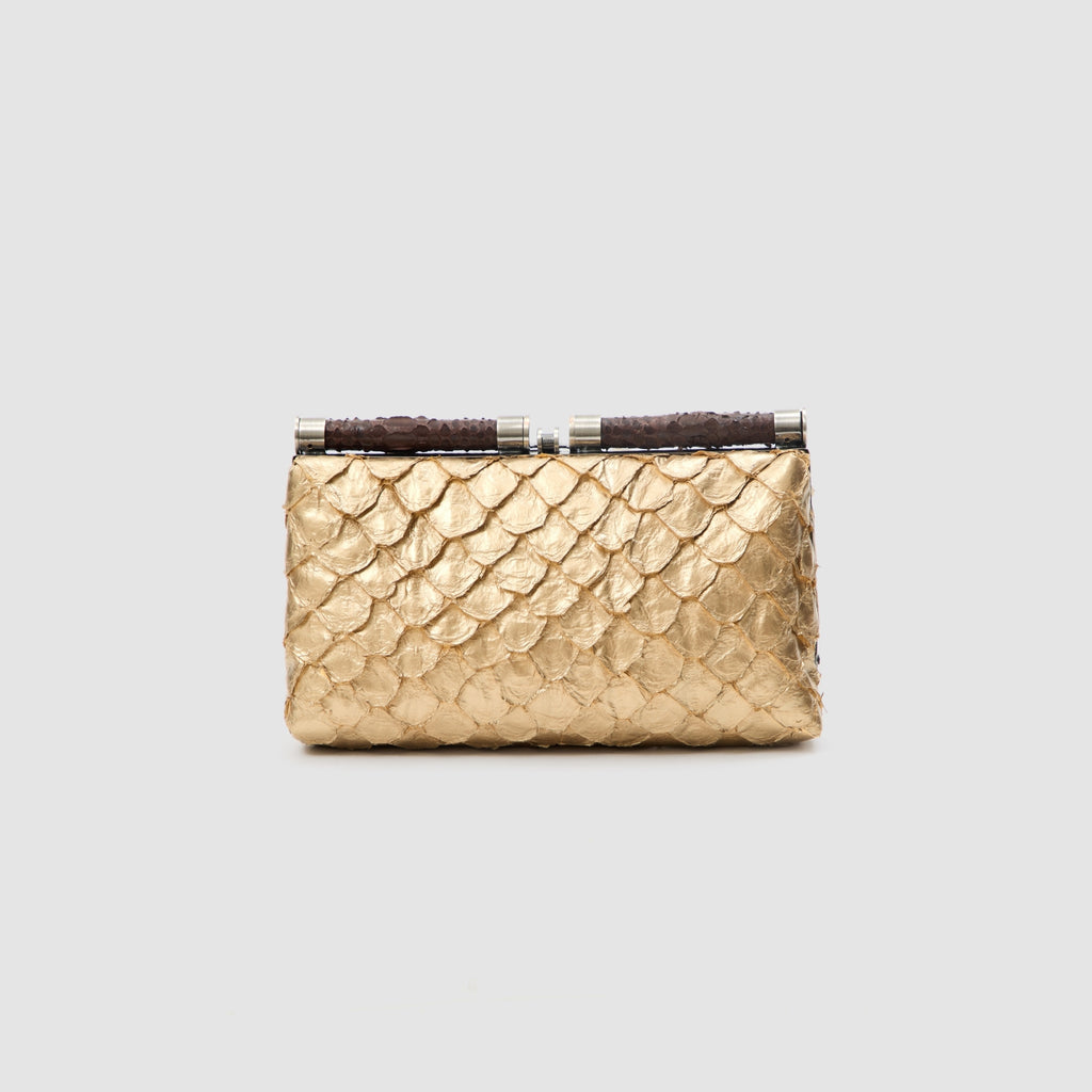 Clutch Ariramba Couro de Pirarucu