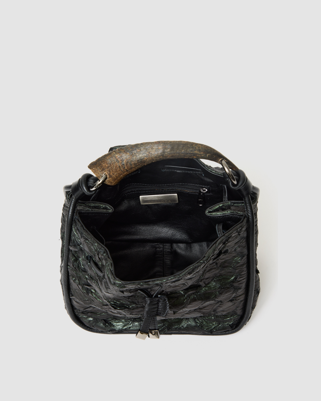 Bolsa Uirapuru Couro Pirarucu