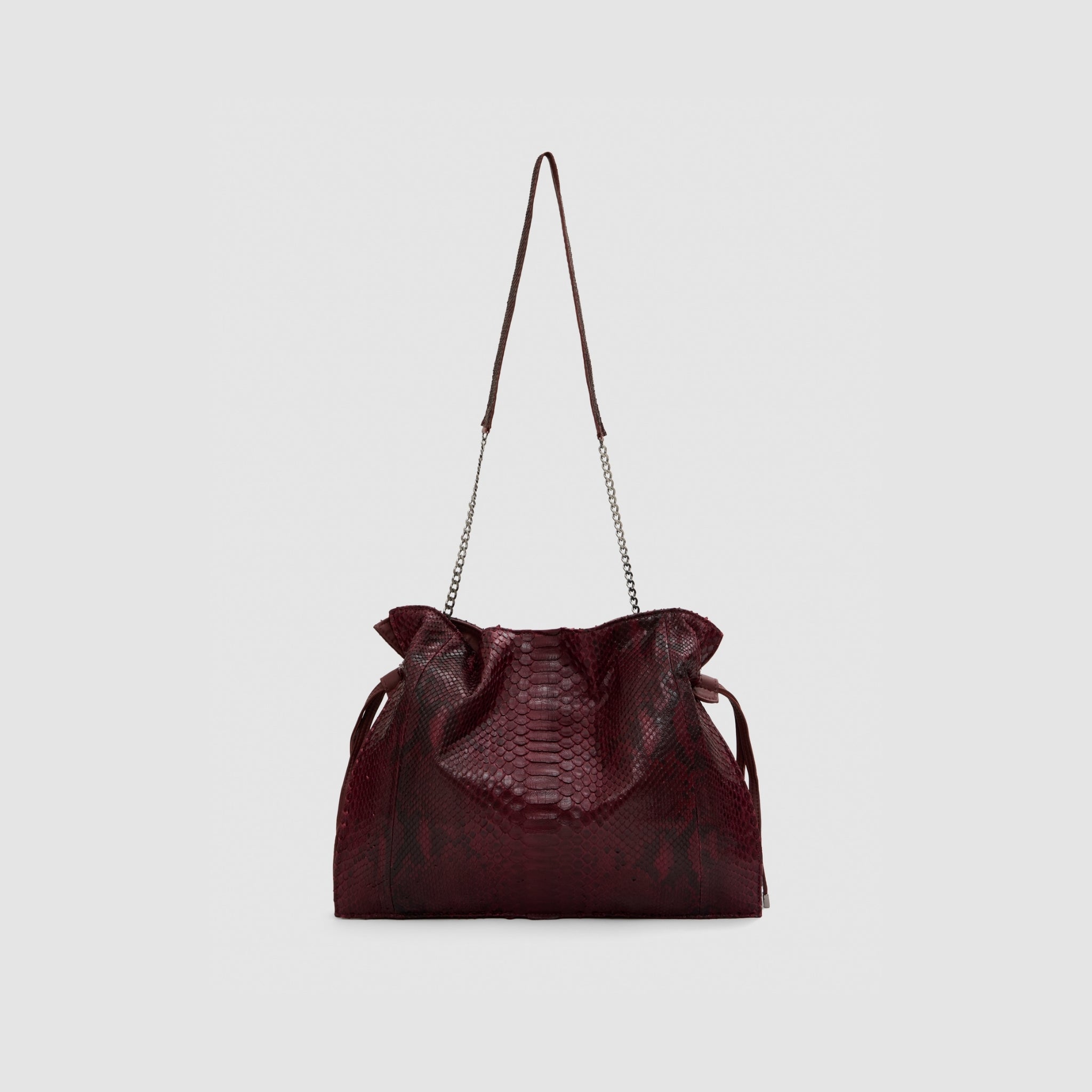 Bolsa Nina Couro Python