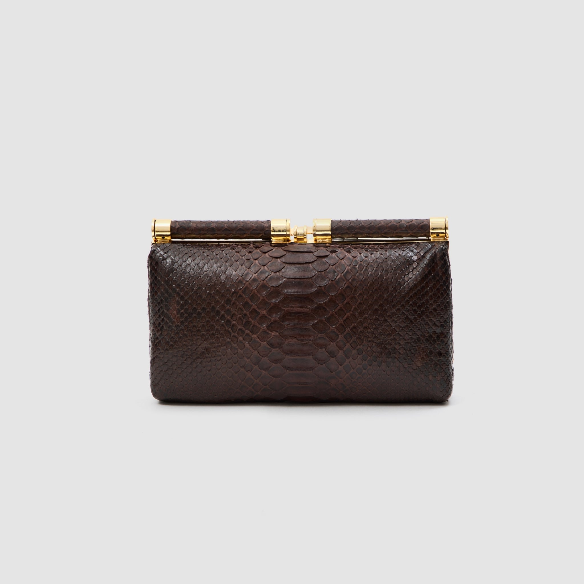 Clutch Ariramba Mix Couros de Python e Arraia