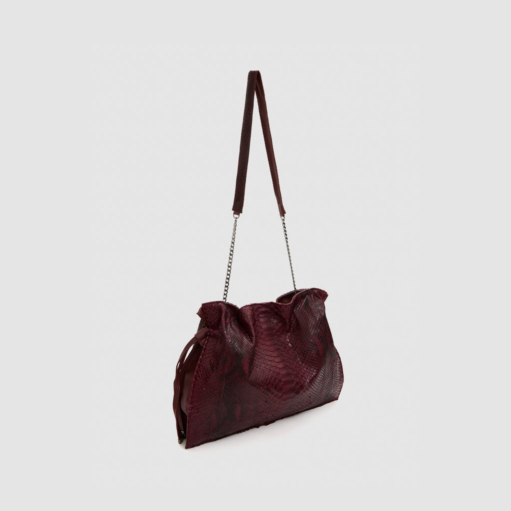 Bolsa Nina Couro Python