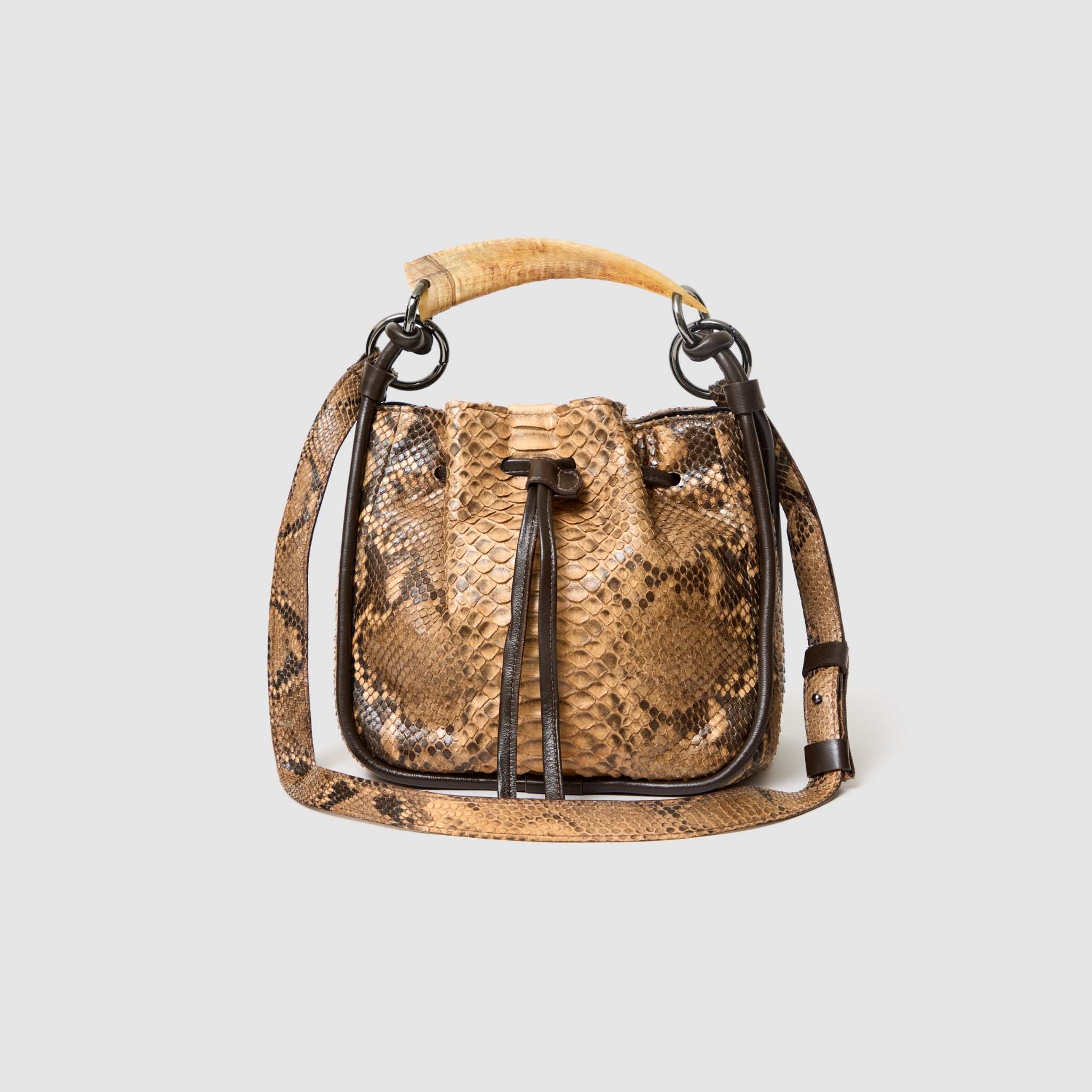 Bolsa Uirapuru Couro Python