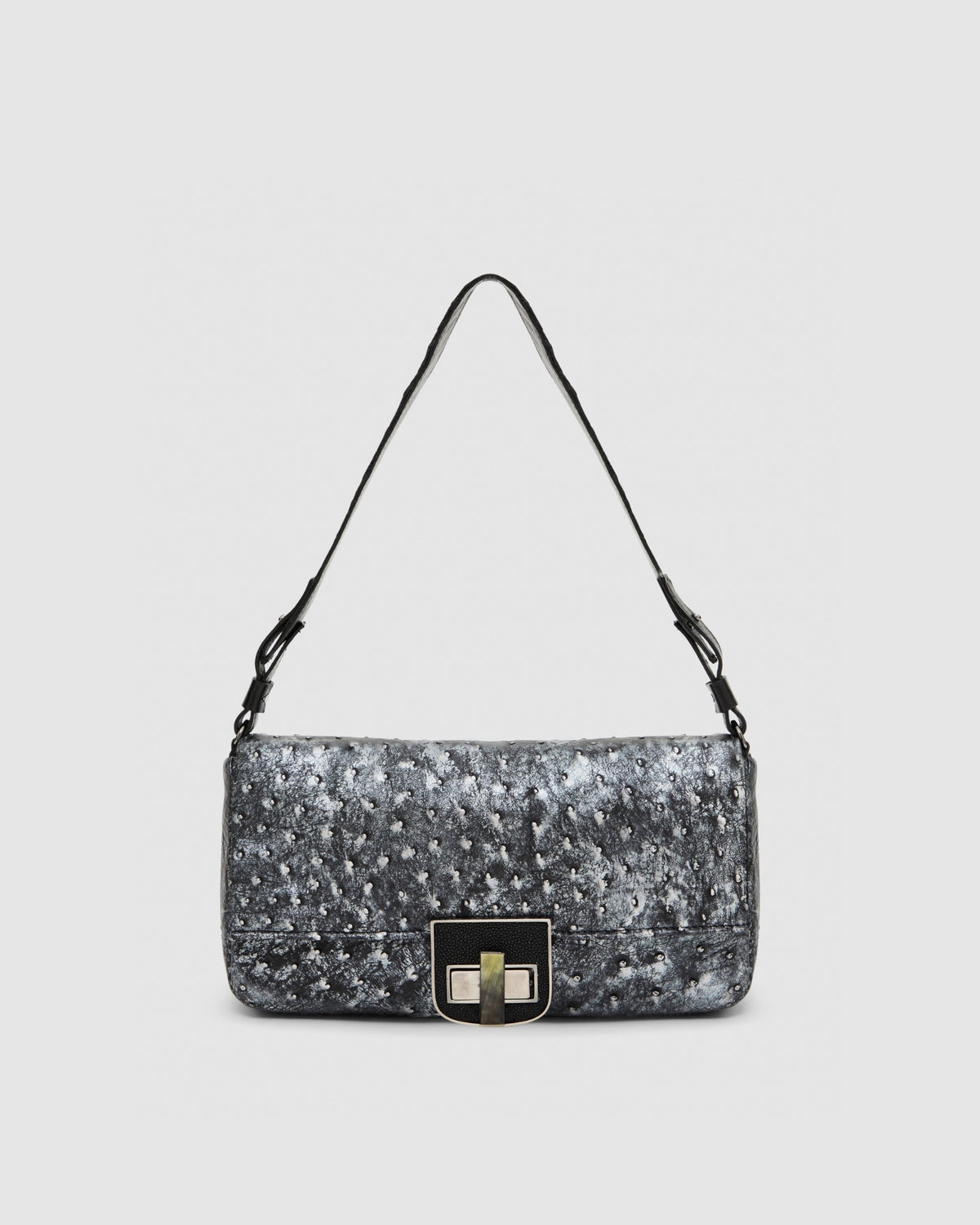 Bolsa Dalí Couro Avestruz