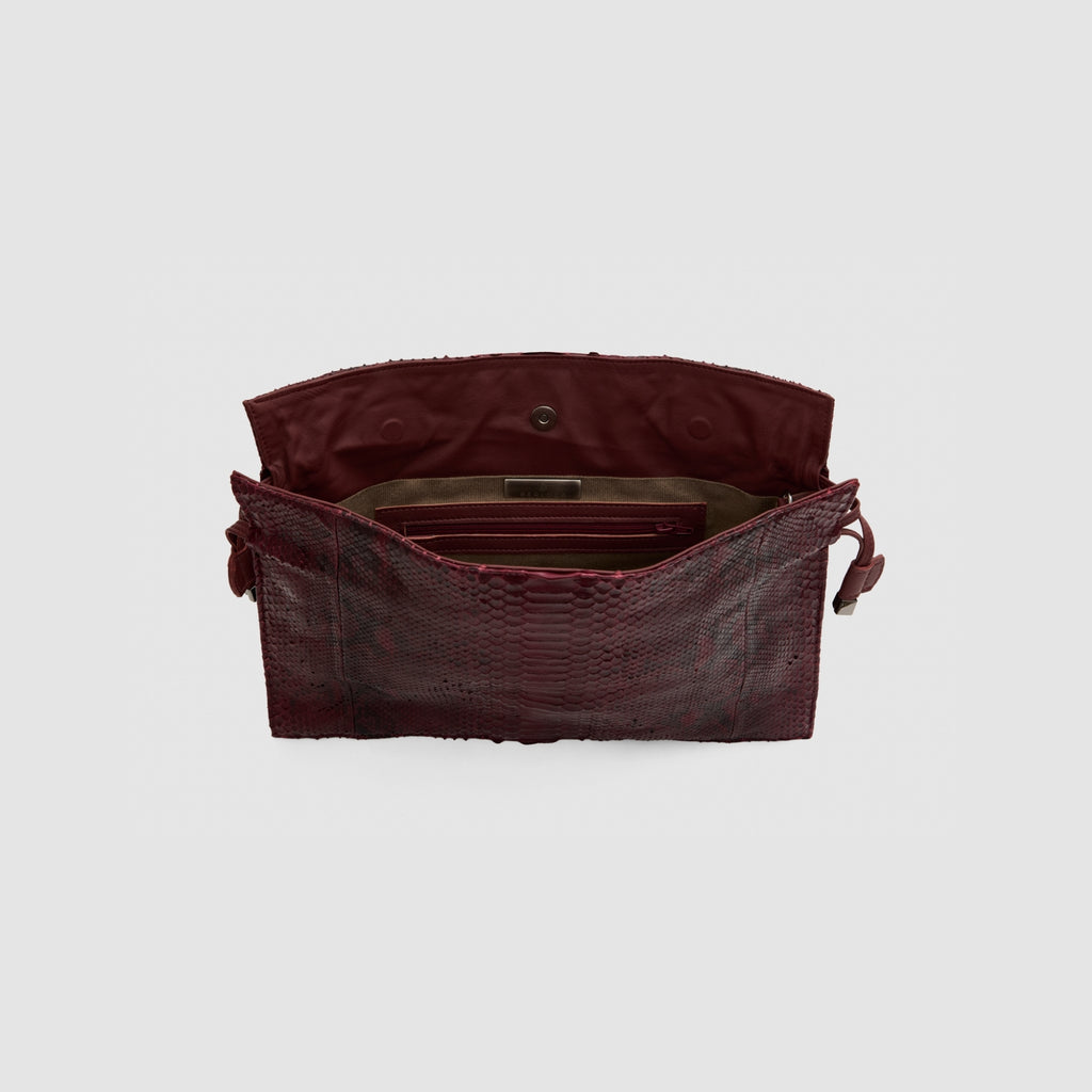 Bolsa Nina Couro Python