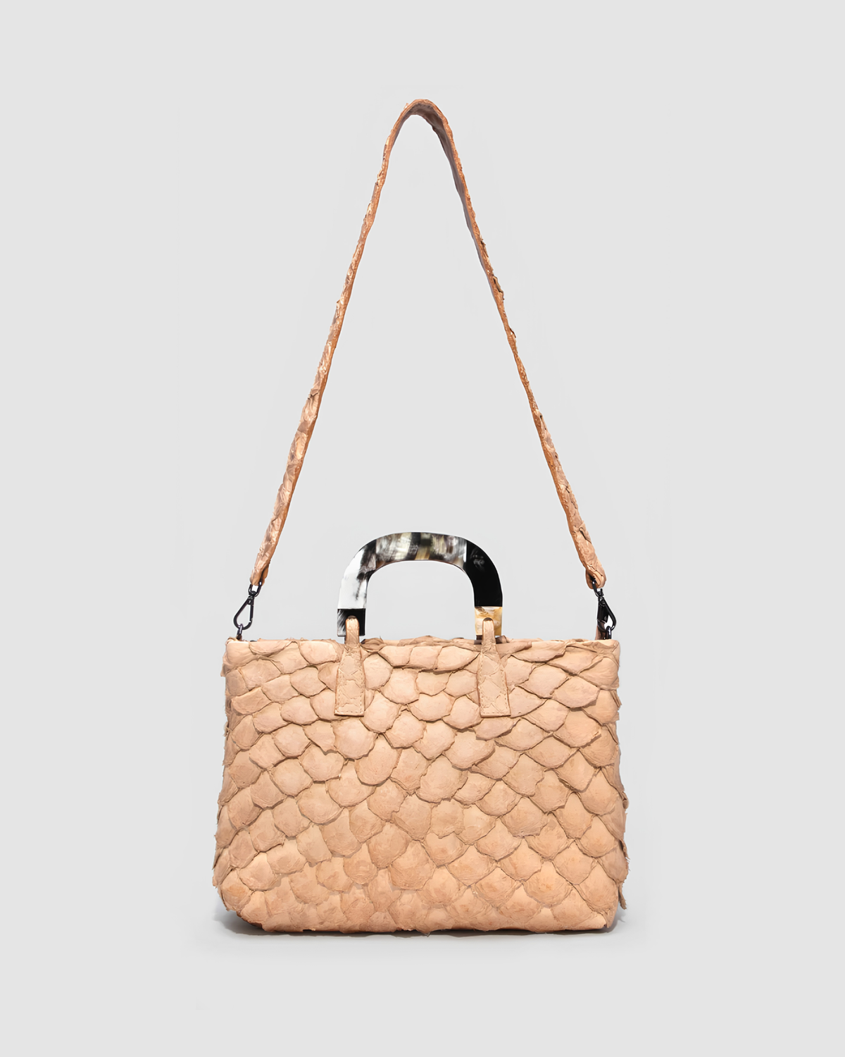 Bolsa Itiquira Couro Pirarucu