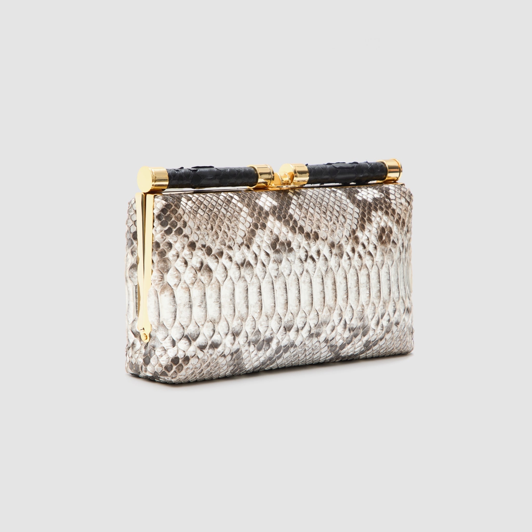 Clutch Ariramba Couro Python