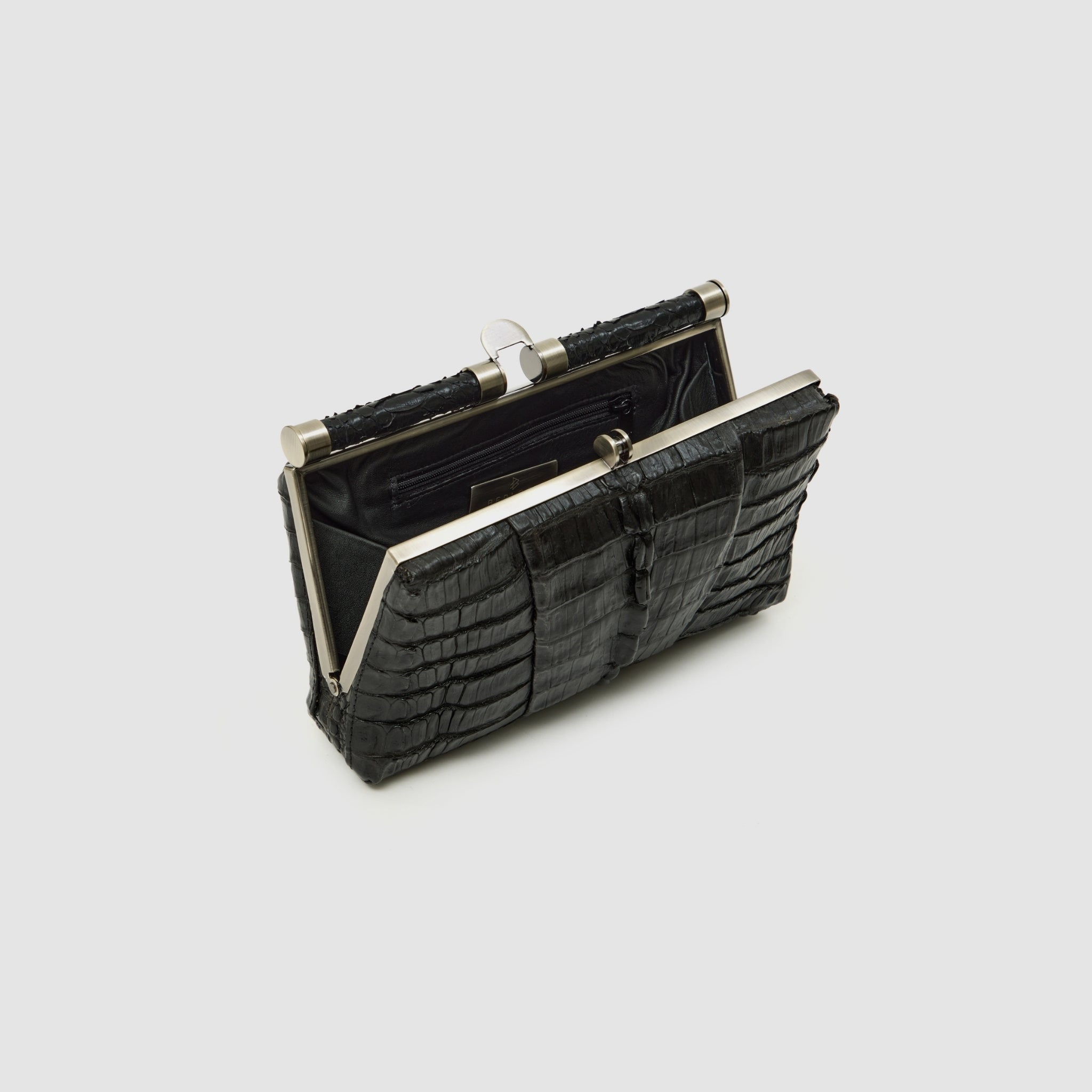 Clutch Ariramba Couro de Jacaré