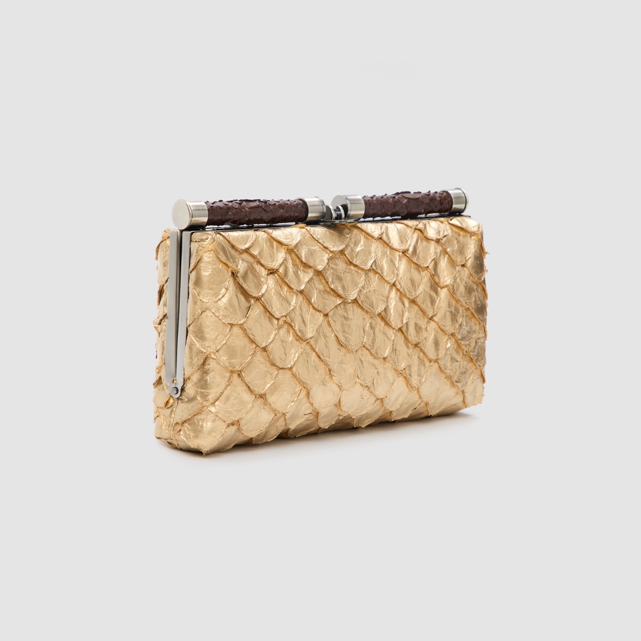 Clutch Ariramba Couro de Pirarucu