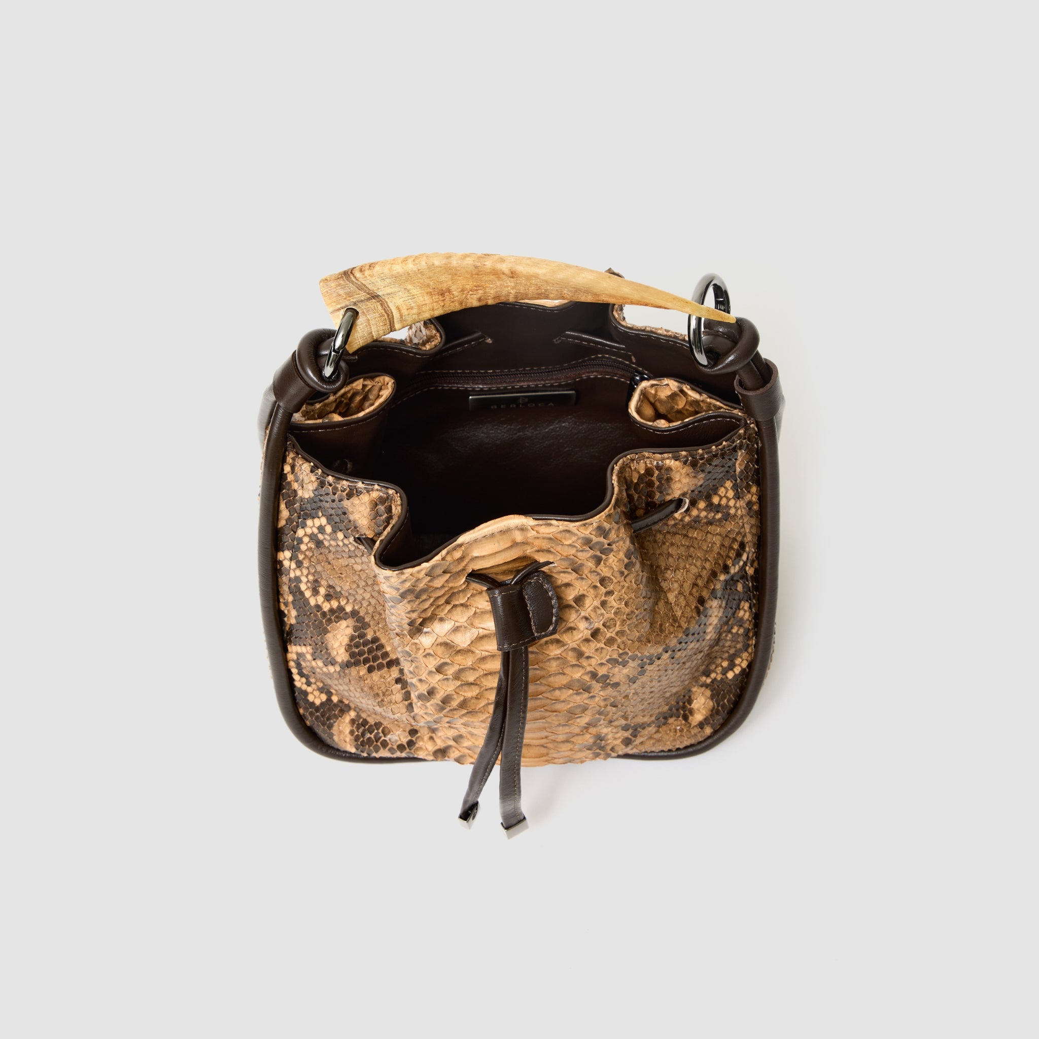Bolsa Uirapuru Couro Python