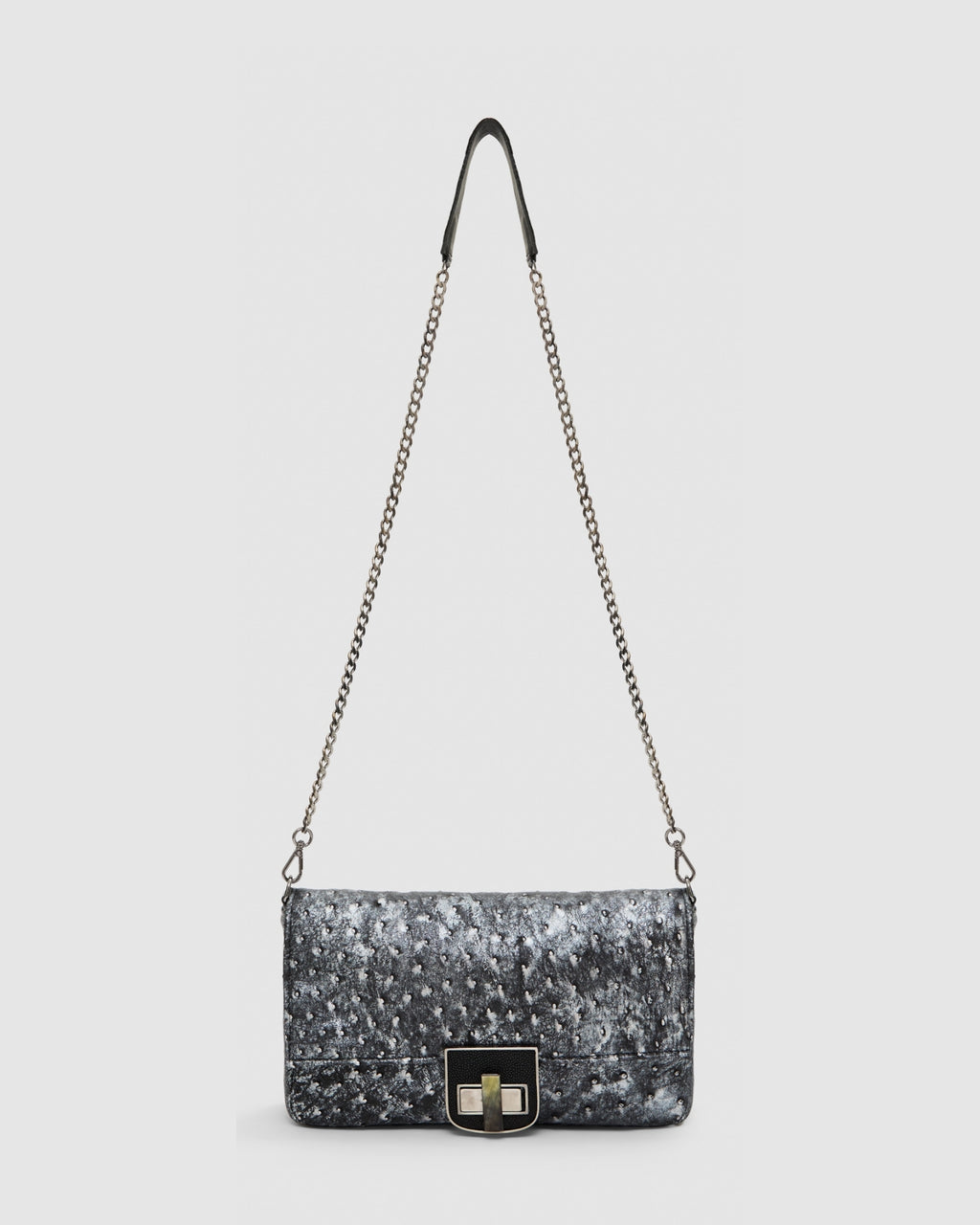 Bolsa Dalí Couro Avestruz