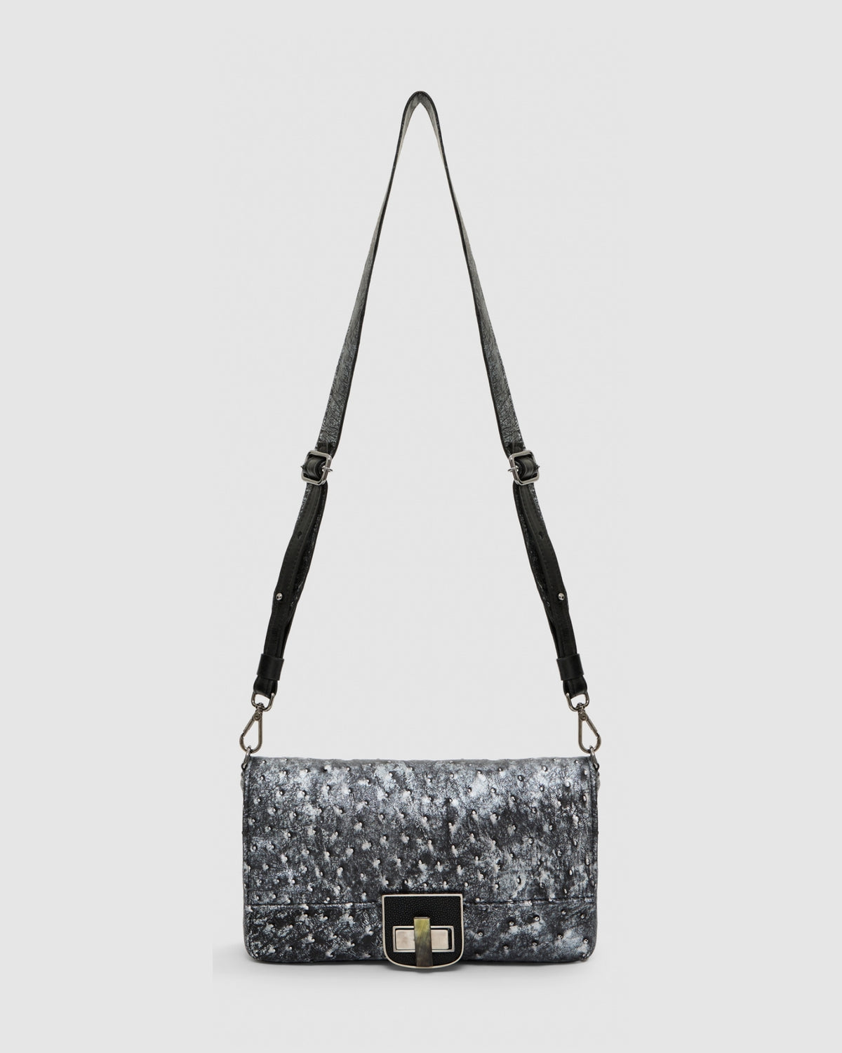 Bolsa Dalí Couro Avestruz