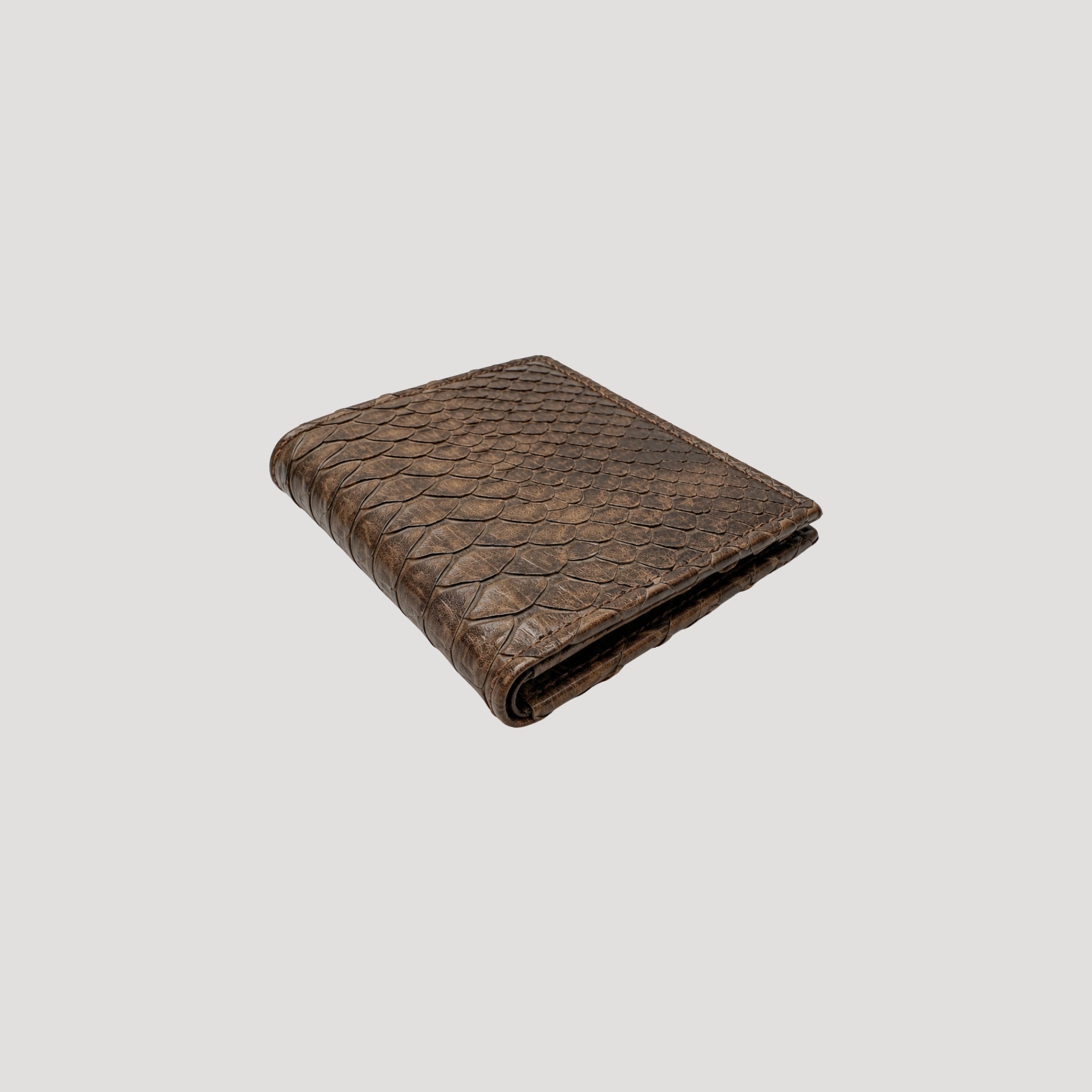 Carteira Slim Couro Python