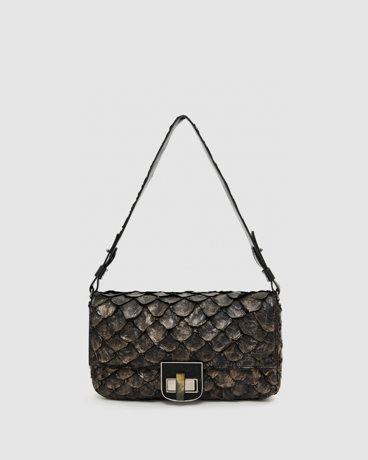 Bolsa Dalí Couro Pirarucu