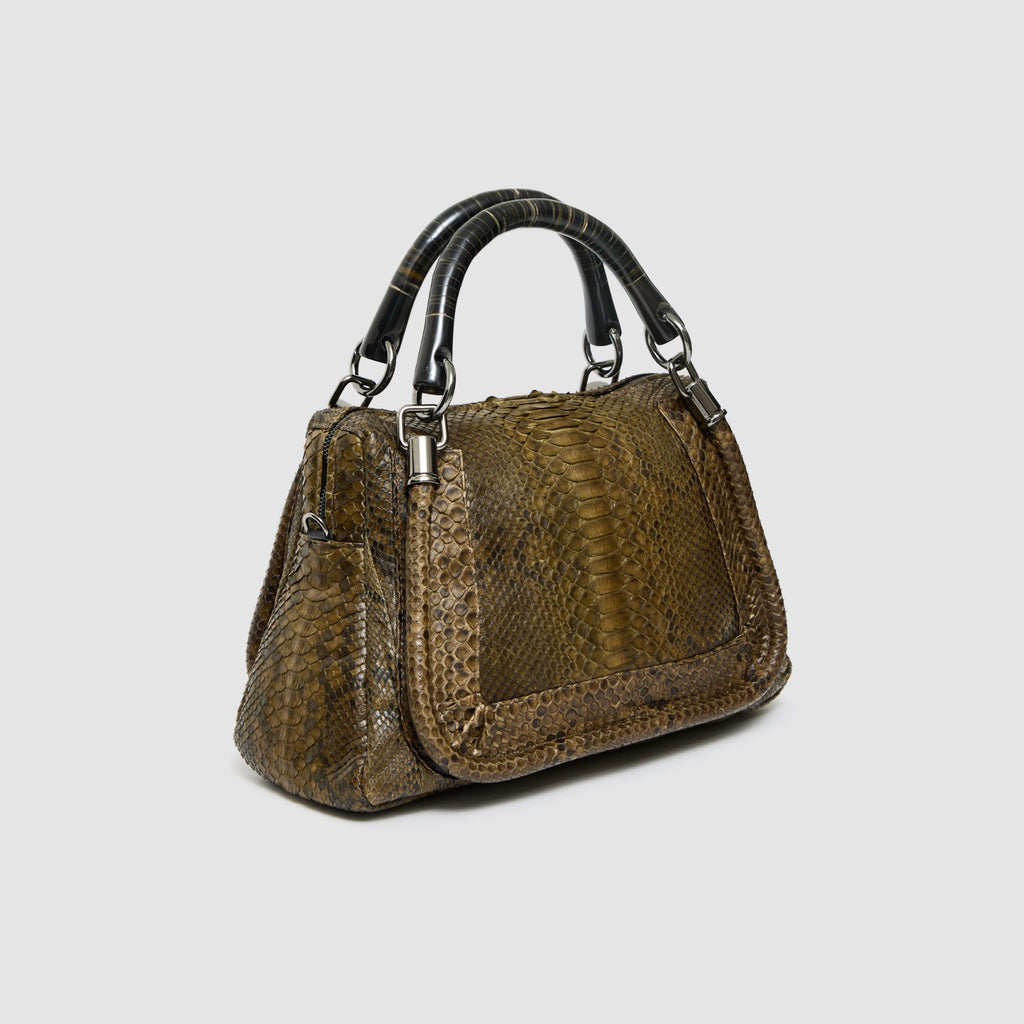 Bolsa Maú Couro Python