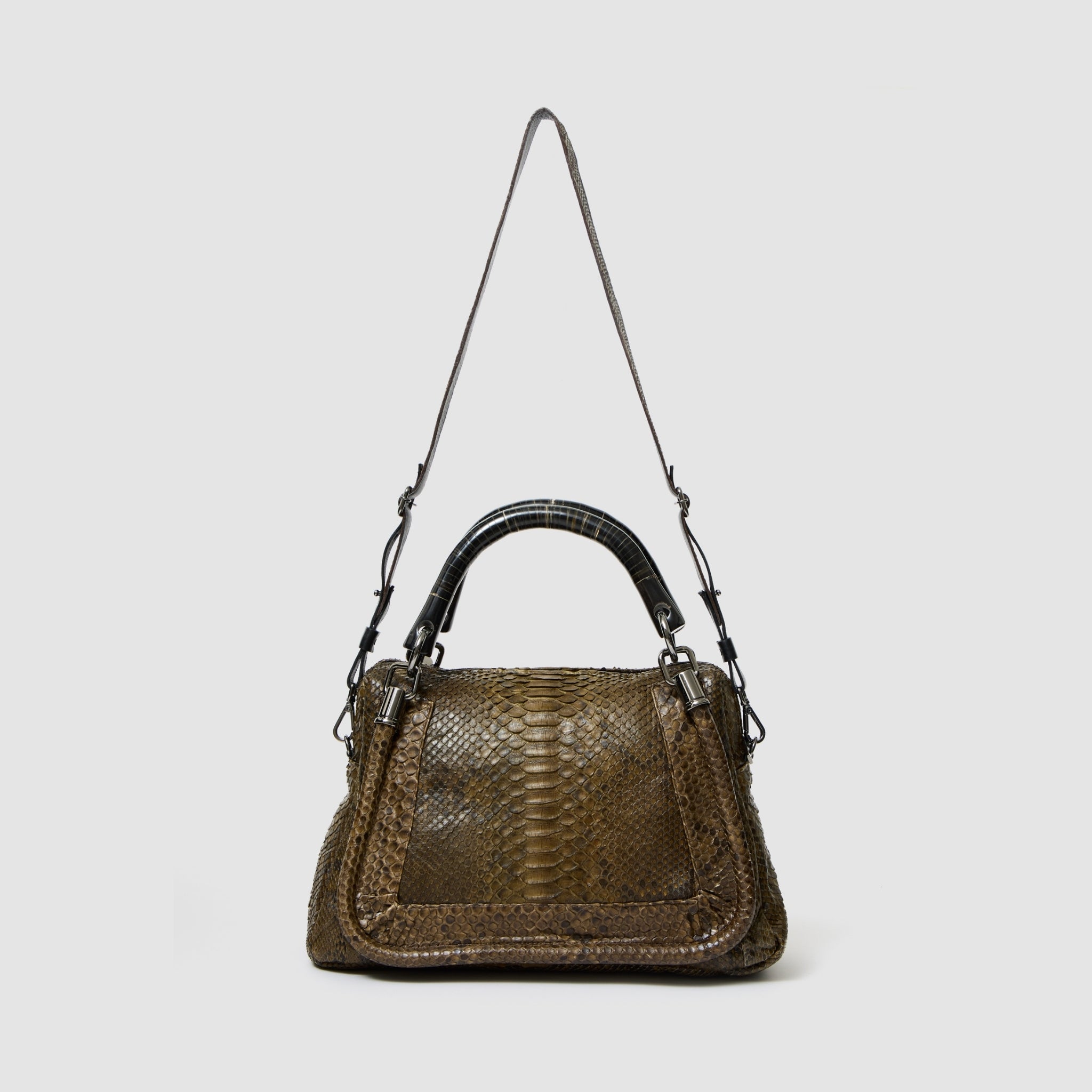 Bolsa Maú Couro Python